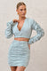 Break Of Day | Sage Ruched Mini Skirt - Club L 