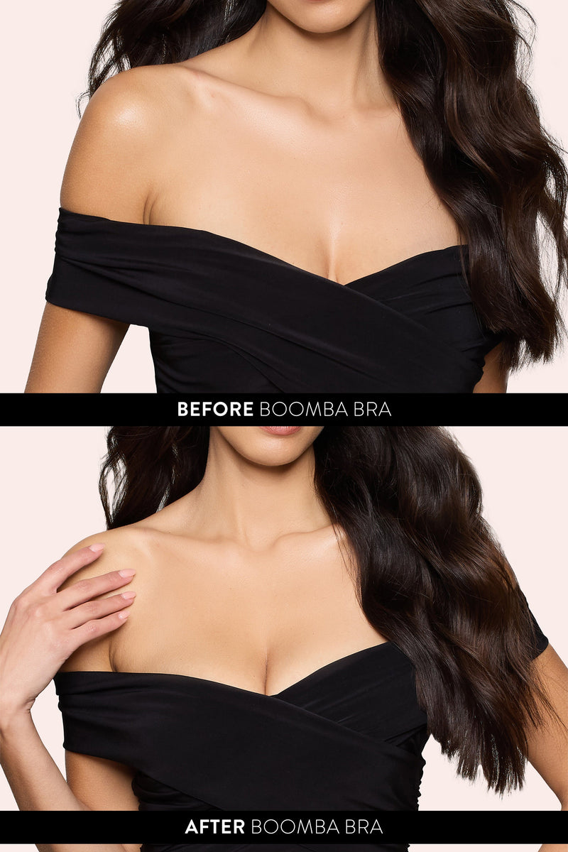 Invisibra | Boomba Beige Invisible Sticky Bra - Club L 