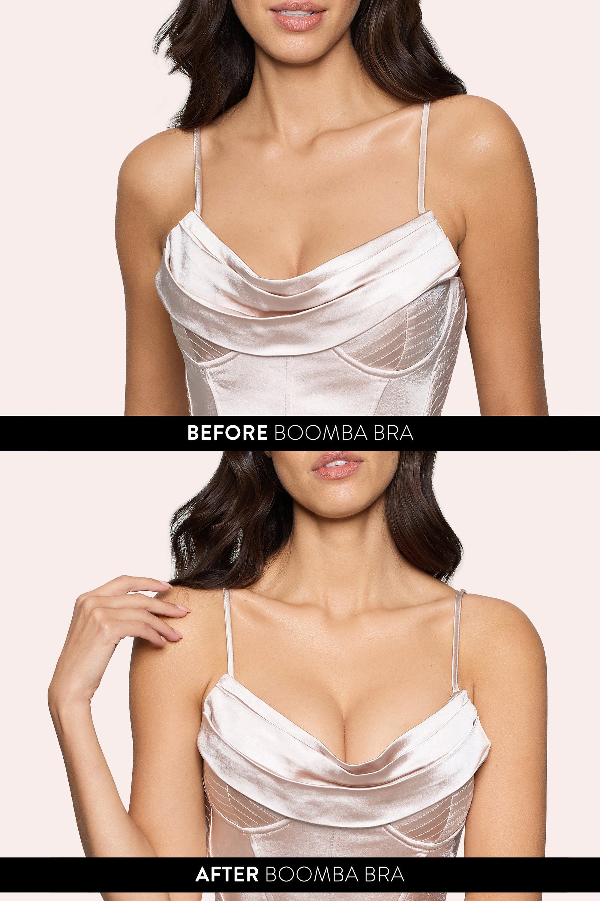 Magic Sticky Bra | Boomba Beige Padded Sticky Bra - Club L 