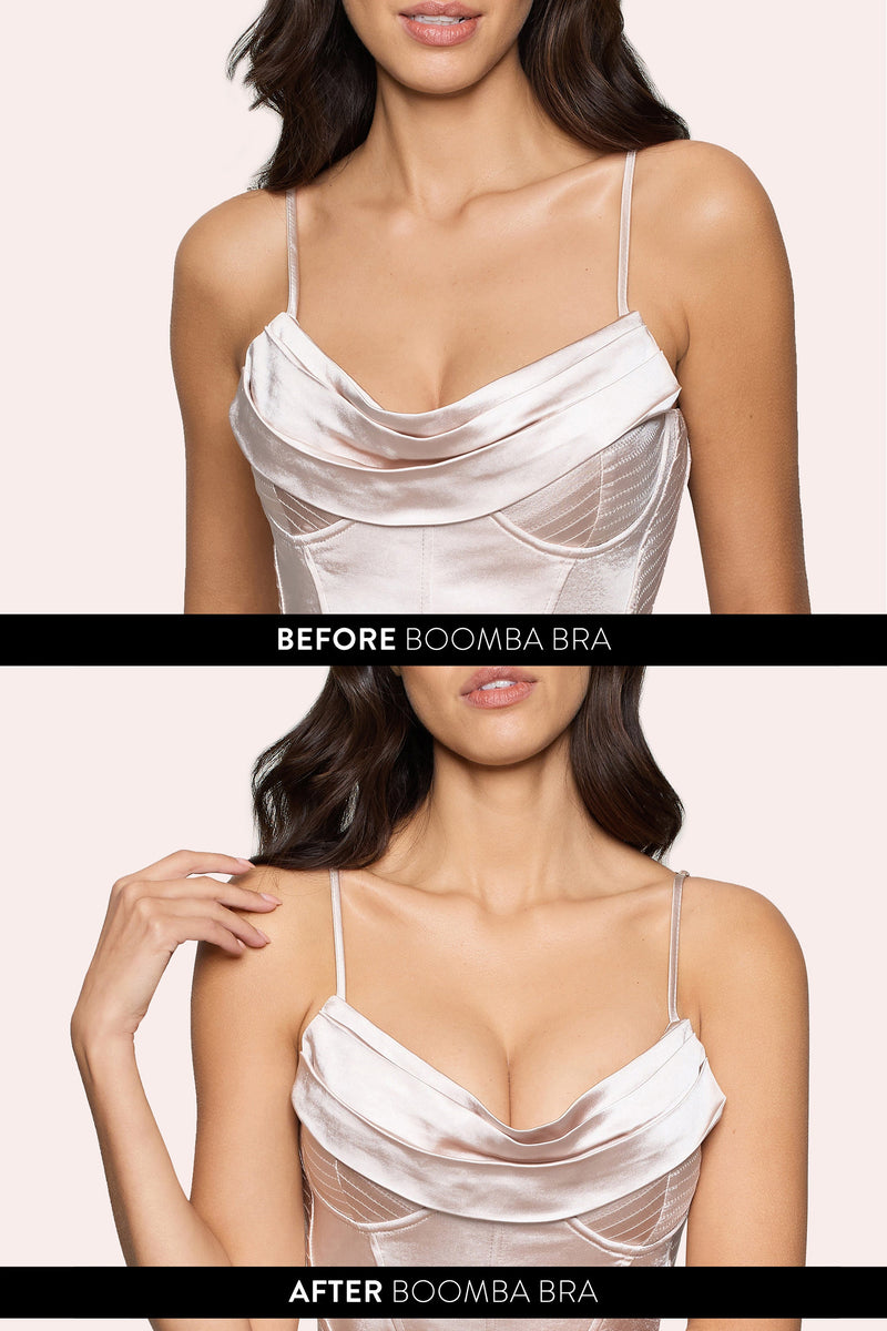 Magic Sticky Bra | Boomba Beige Padded Sticky Bra - Club L 