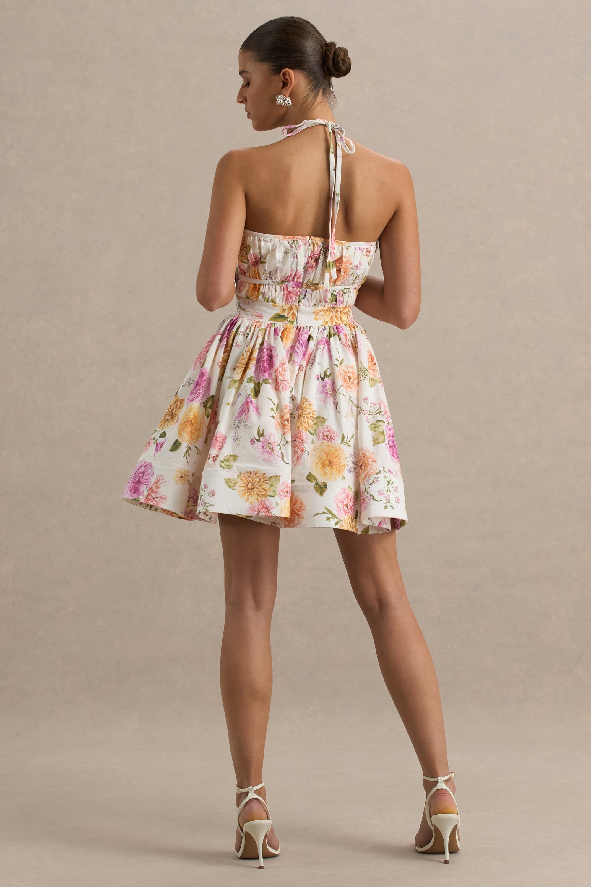 HR_CL136185266 - Kasey _ Cream Floral Print Halter-Neck Mini Dress With Ruffle Detail 81.jpg