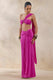 ECM_HR_CL136245330 - Tranquil _ Hot Pink Bandeau Top With Chest Cut-Out and Sash + ECM_HR_CL136246330 - Azura _ Hot Pink Wrap Maxi Skirt With Sash 1.jpg