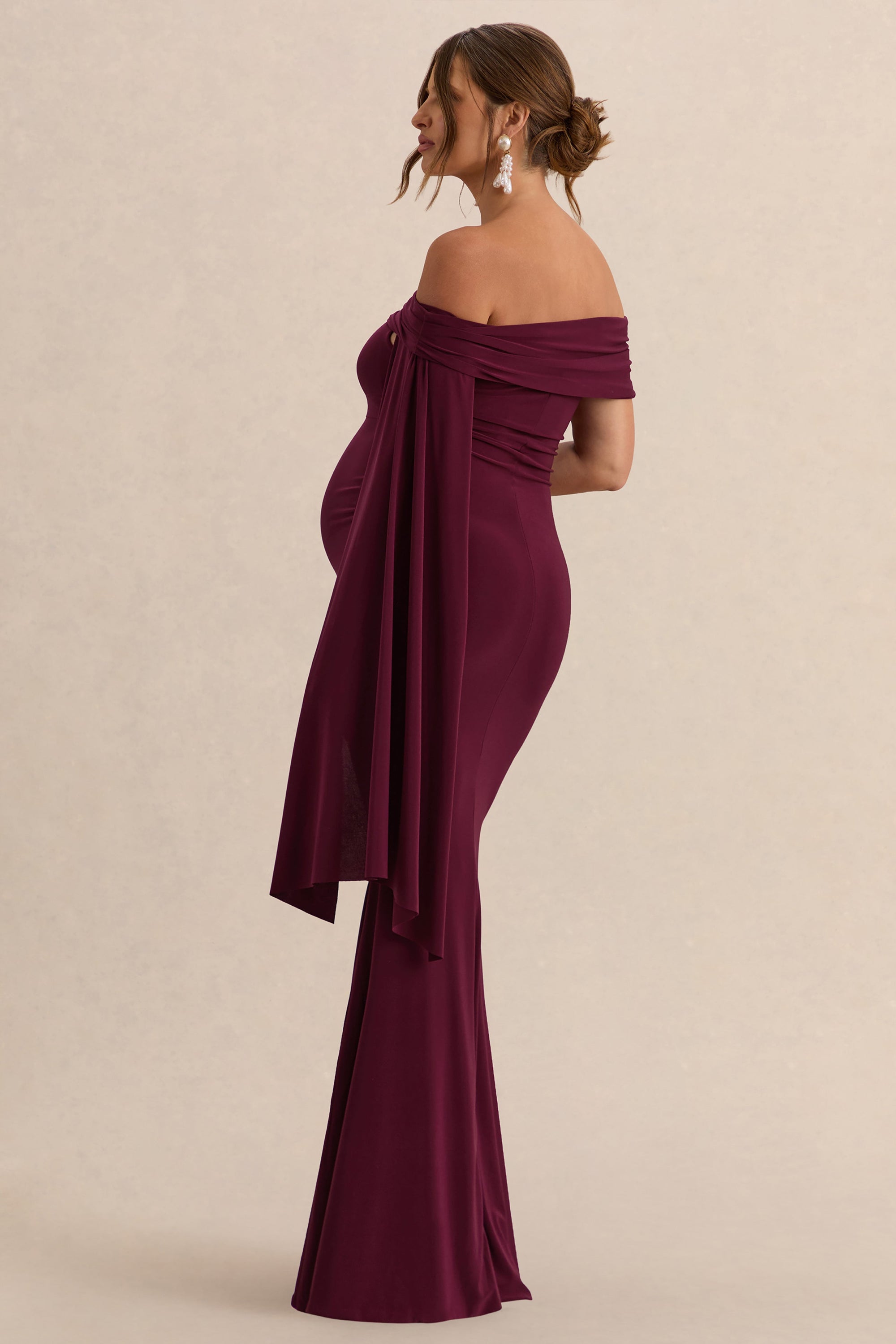 ECM_HR_CL136305102----Aquila-Burgundy-Bardot-Maternity-Maxi-Dress-With-Draped-Detail-5.jpg