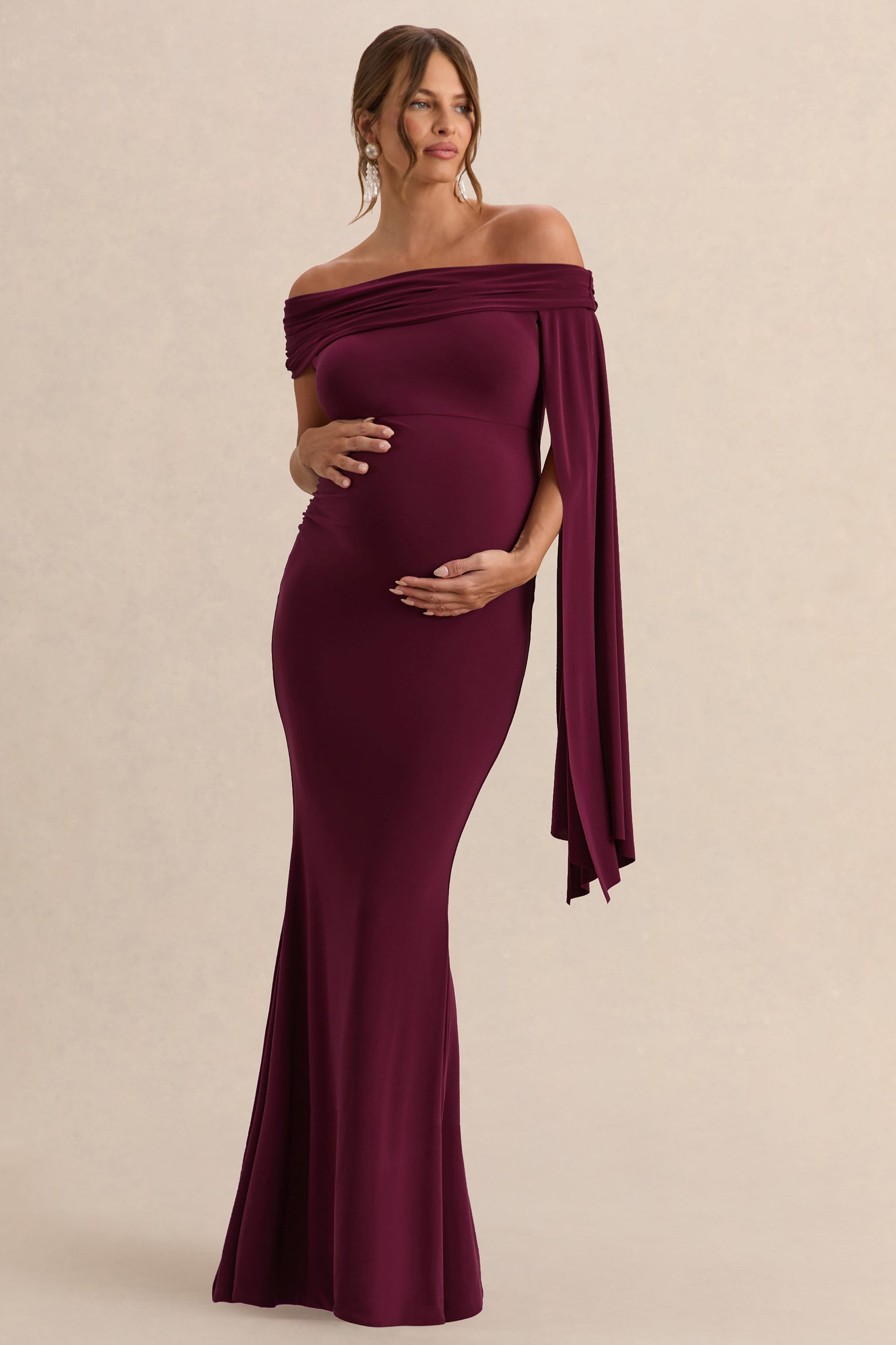 ECM_HR_CL136305102----Aquila-Burgundy-Bardot-Maternity-Maxi-Dress-With-Draped-Detail-6.jpg