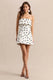 ECMH-HR-CL136809110 - Nelly - White & Black Polka Dot Square-Neck Mini Dress 01.jpg
