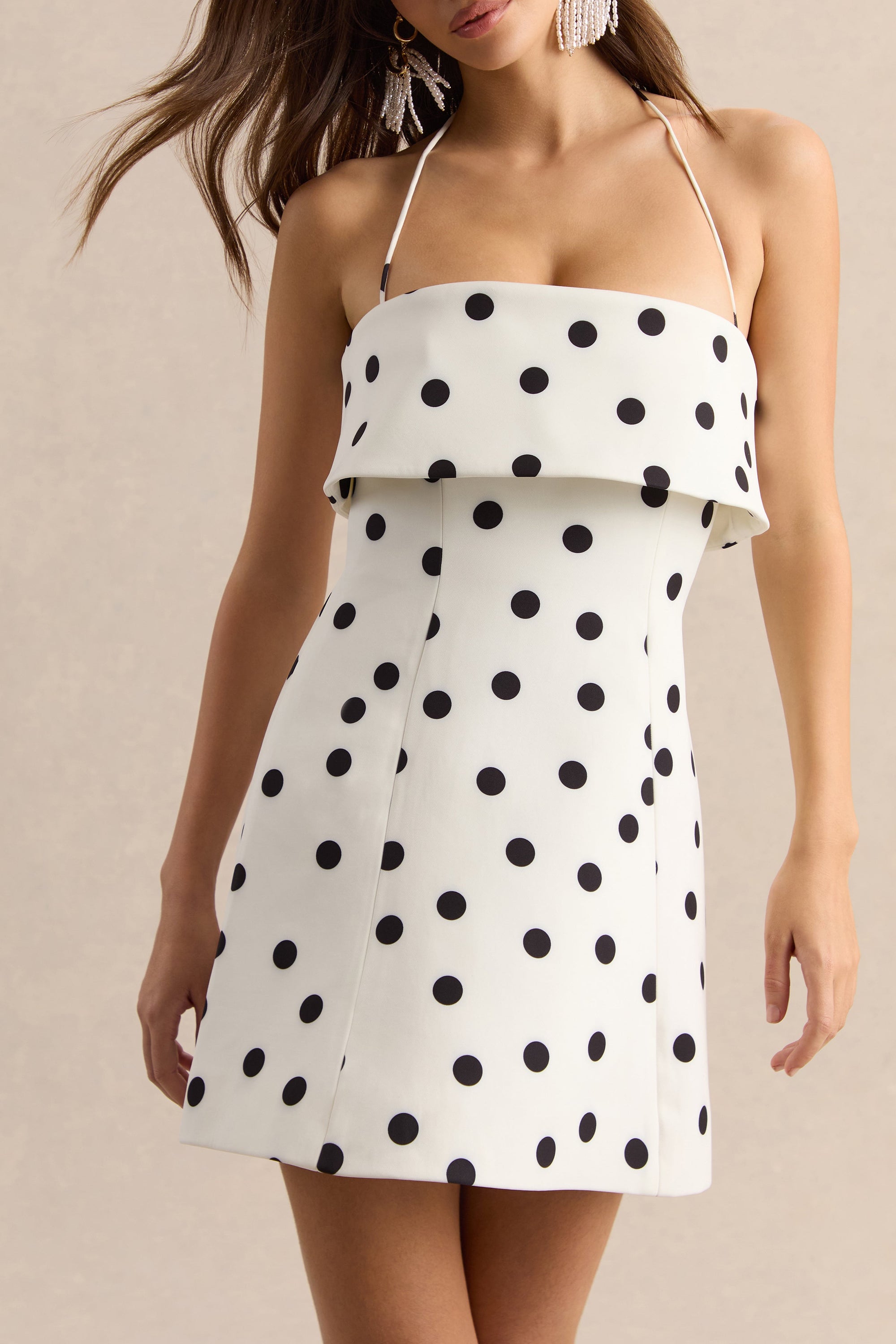 ECM_HR-CL136809110 - Nelly - White & Black Polka Dot Square-Neck Mini Dress 05.jpg