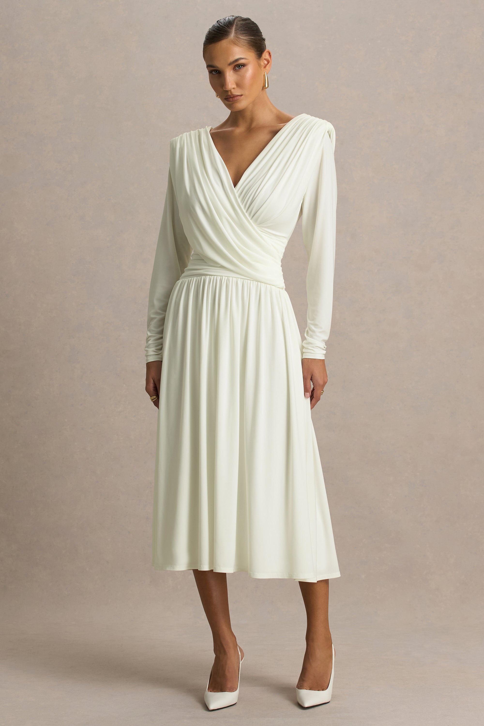 HR_CL136844005 - Alexis Cream Plunge-Neck Maxi Dress With Draped And Ruched Detailing__Sep26 01.jpg