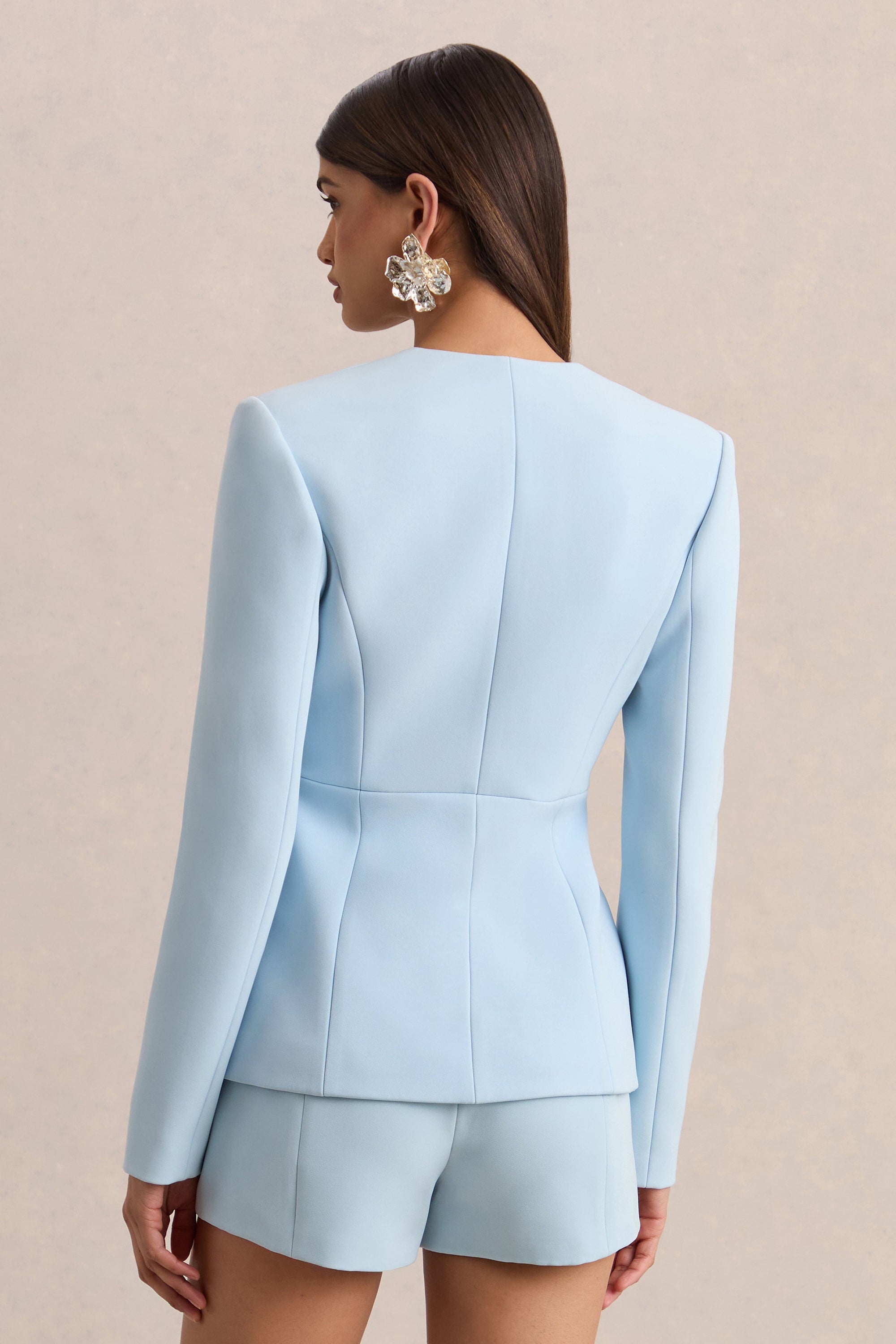 ECM_HR_CL136845013_Rosalina Light Blue Extreme-Plunge Neck Tailored Blazer_02.jpg
