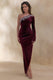 ECM_HR_CL137010069 Nyssa _ Burgundy Embellished Asymmetric-Neck Maxi Dress 3.jpg