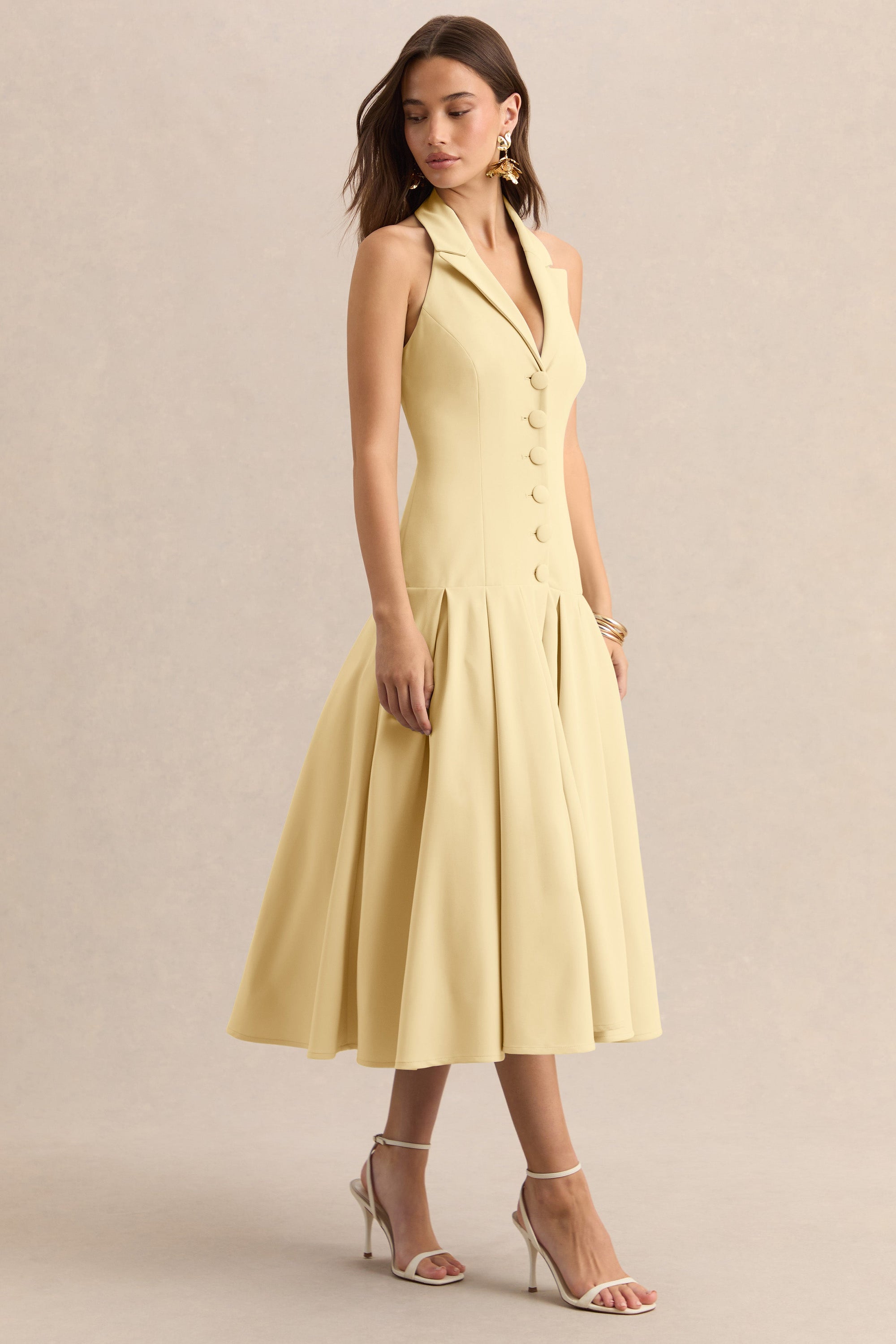 CL137121121 - Elise _ Lemon Plunge-Neck Midi Dress With Drop-Waist 2.jpg