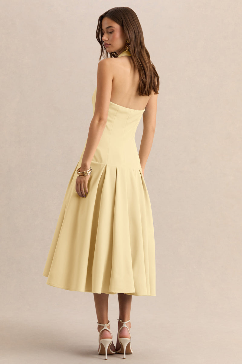 CL137121121 - Elise _ Lemon Plunge-Neck Midi Dress With Drop-Waist 5.jpg