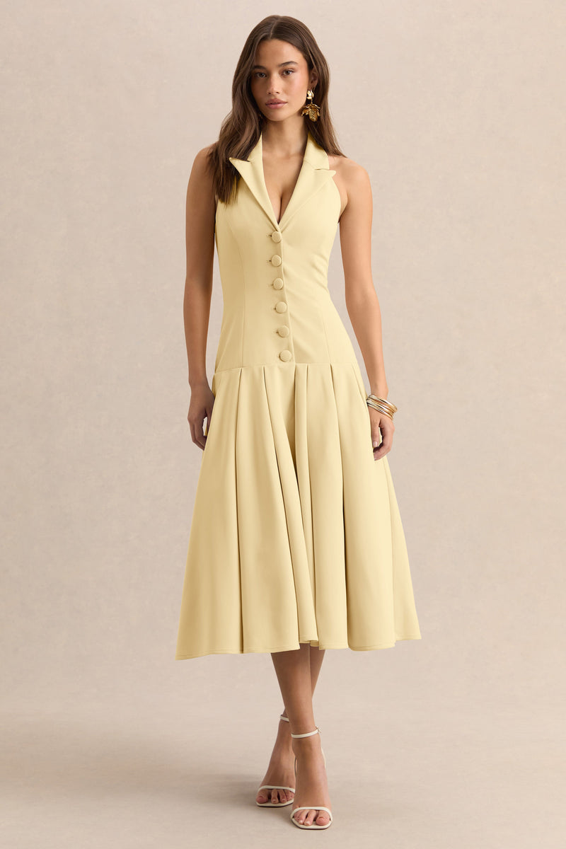 CL137121121 - Elise _ Lemon Plunge-Neck Midi Dress With Drop-Waist 6.jpg