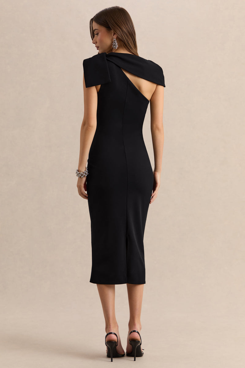 ECM_HR_CL137145001---Clarina---Black-Asymmetric-Neck-Midi-Dress-With-Bow-Detail-06.jpg