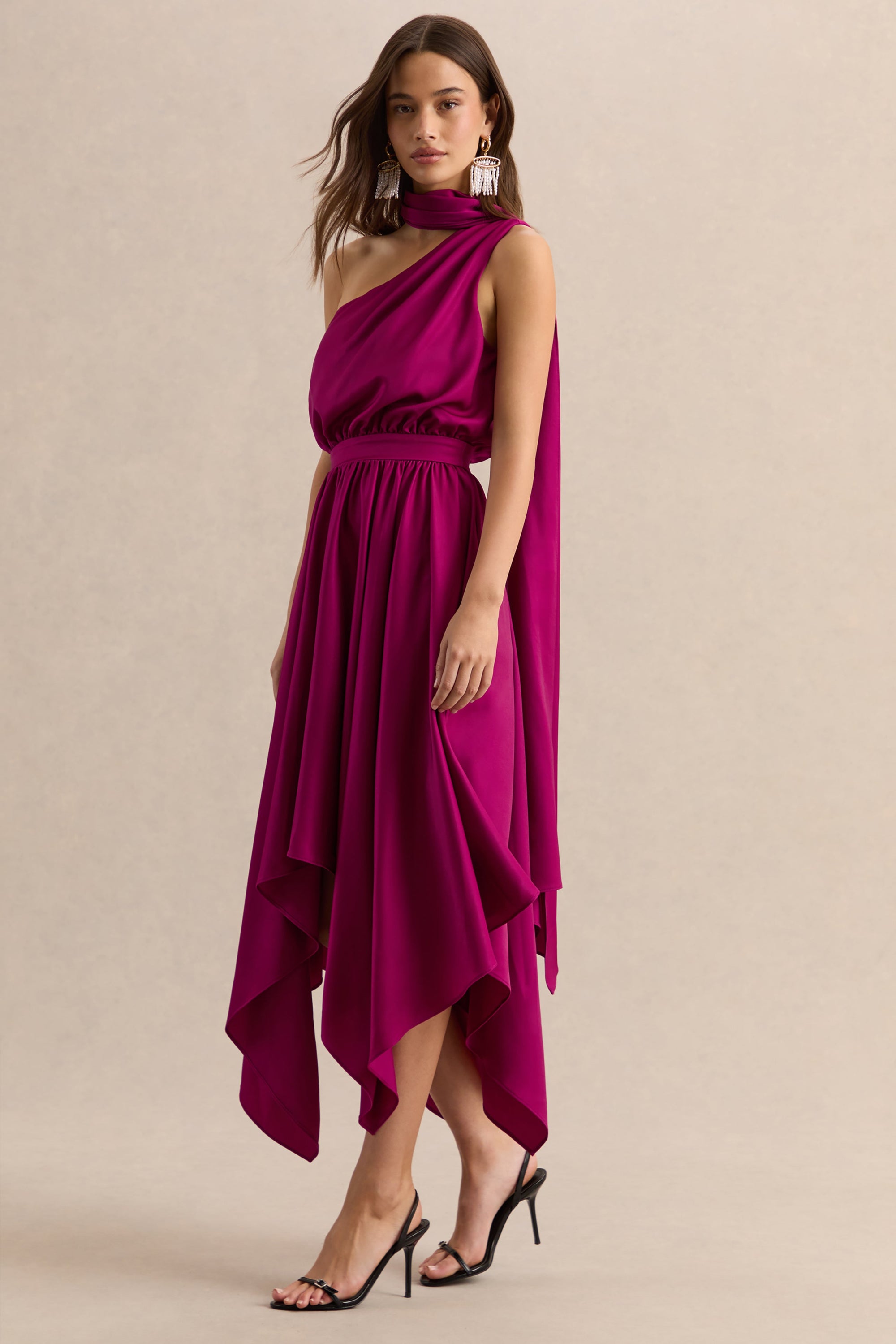 ECM_HR_CL137146080---Caluna---Hot-Pink-Satin-Asymmetric-Neck-Midi-Dress-With-Scarf-Detail-03.jpg