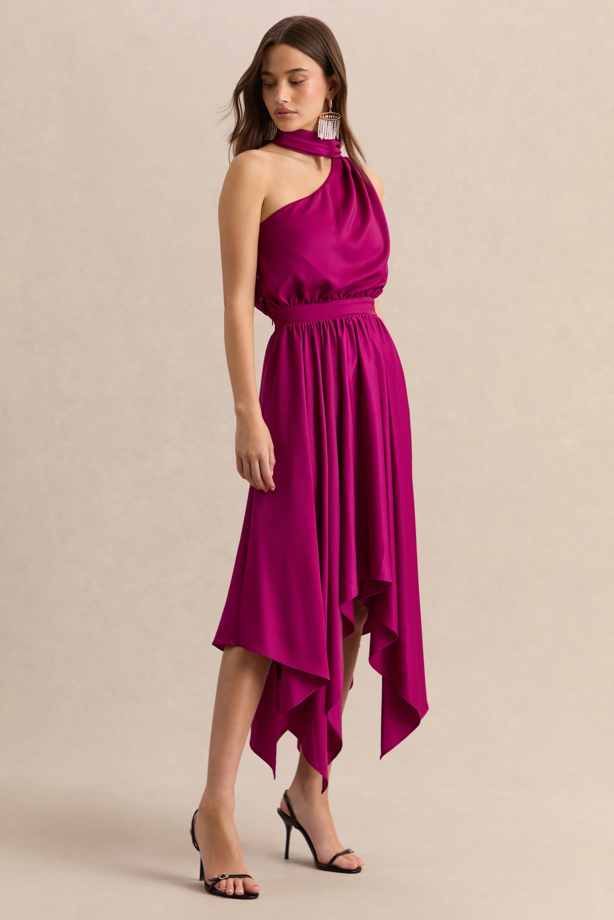 ECM_HR_CL137146080---Caluna---Hot-Pink-Satin-Asymmetric-Neck-Midi-Dress-With-Scarf-Detail-04.jpg