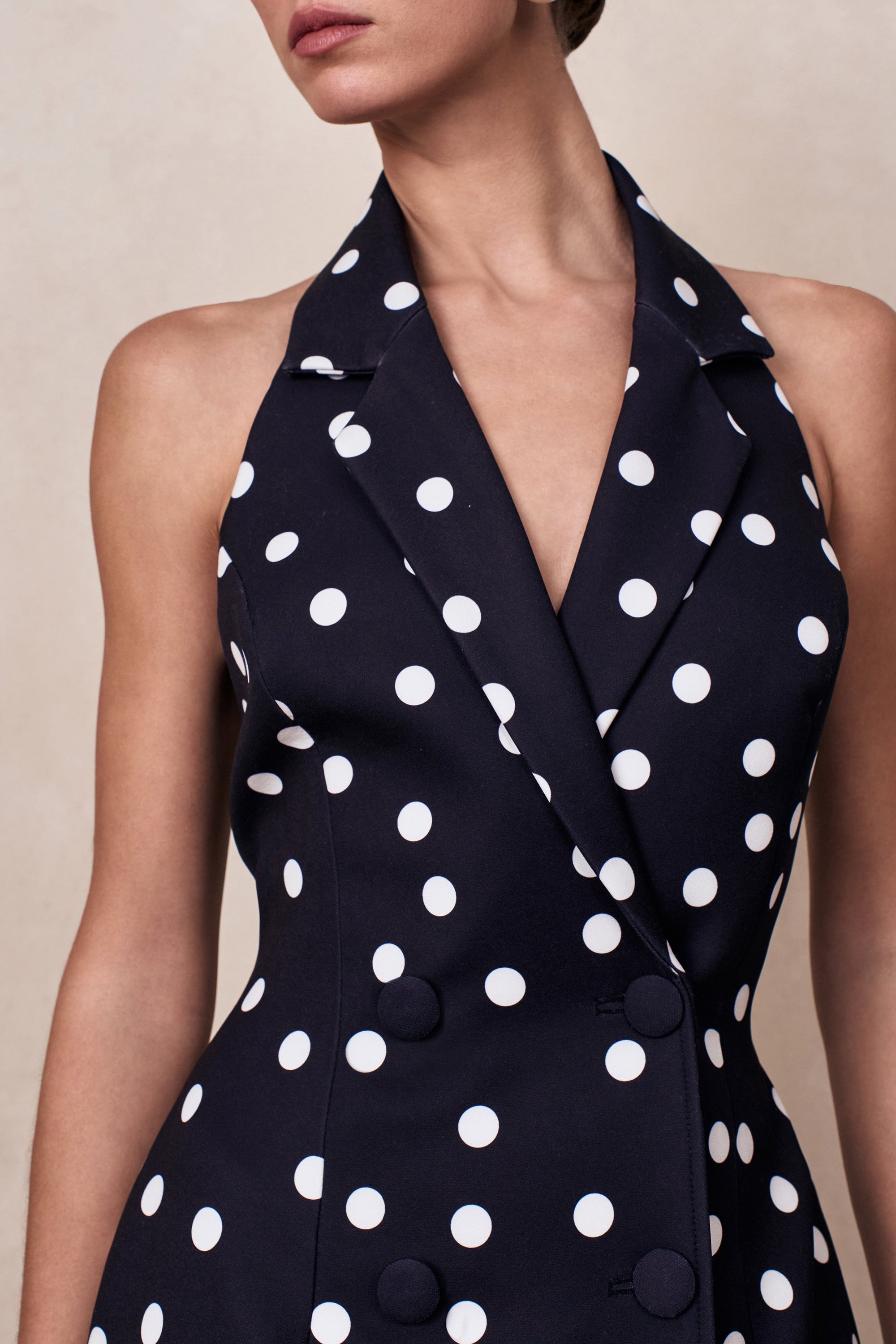 CL13716600106_ECM_CL137166001_-_Hana___Black_White_Polka_Dot_Plunge-Neck_Tailored_Maxi_Dress_05