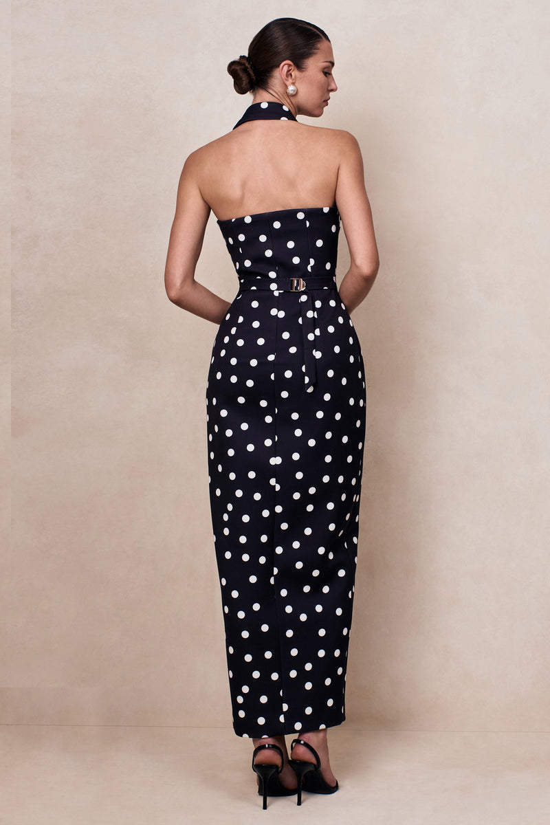 CL13716600106_ECM_CL137166001_-_Hana___Black_White_Polka_Dot_Plunge-Neck_Tailored_Maxi_Dress_10