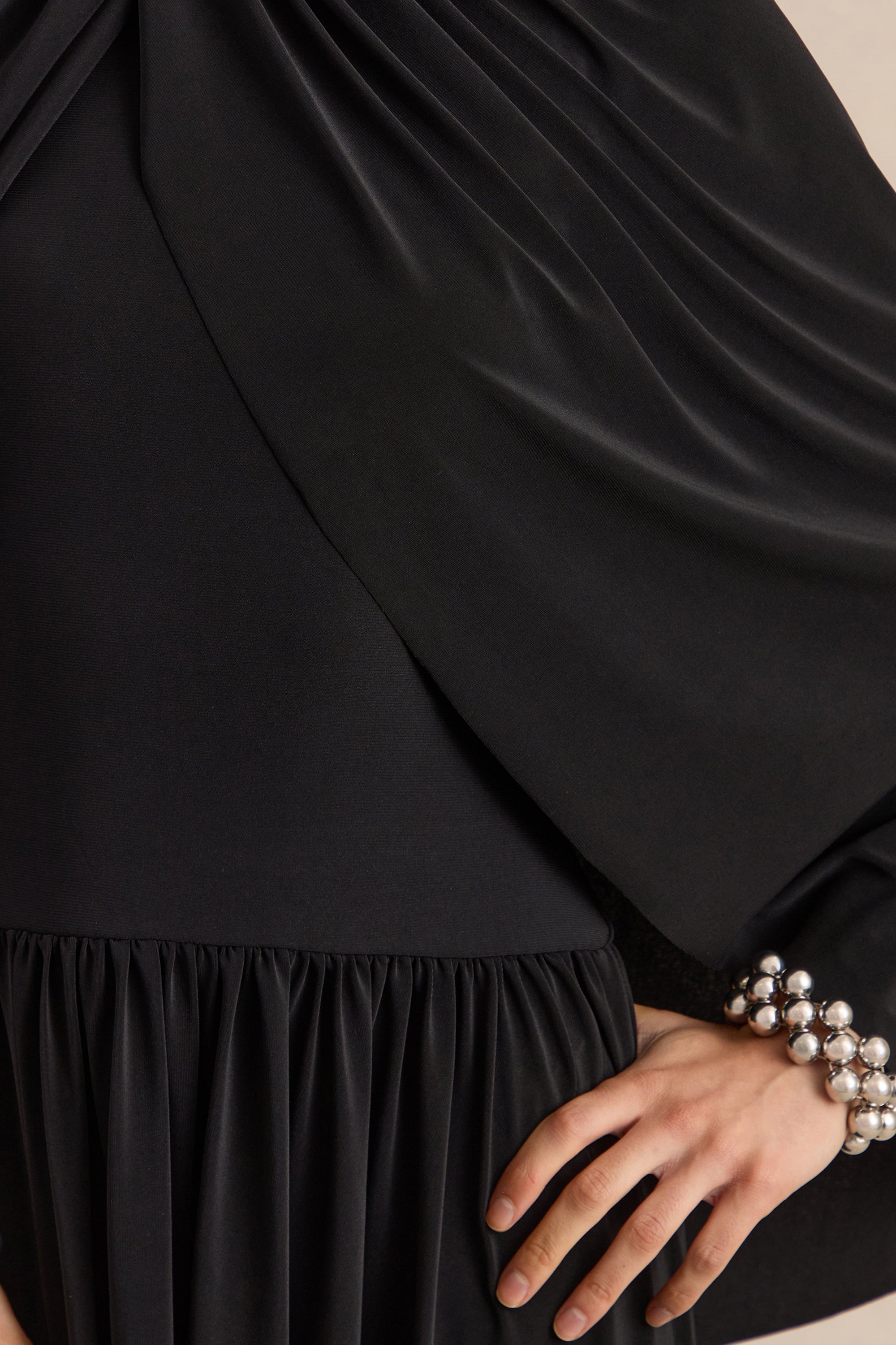 HR_CL137203001 - Honora _ Black High-Neck Maxi Dress With Cape-Sleeves_07.jpg