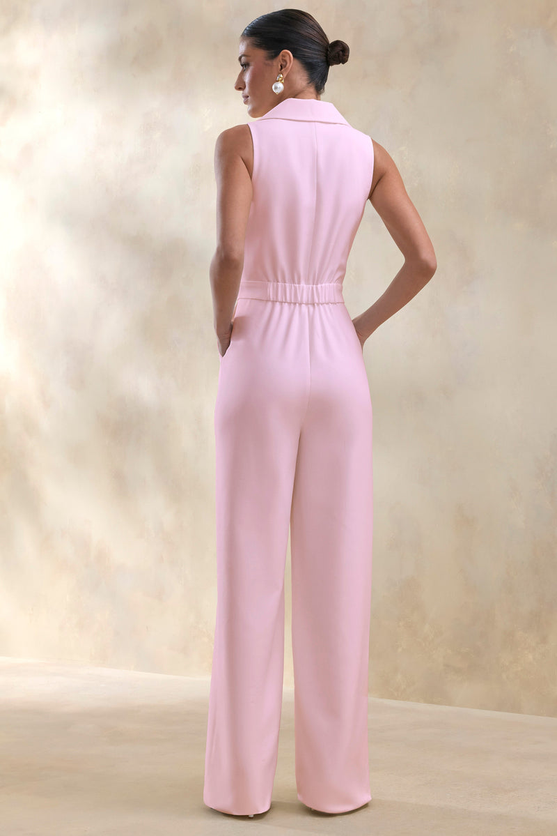 ECM_HR_CCL137207081 - Brillora Light Pink Plunge-Neck Tailored Jumpsuit 3.jpg