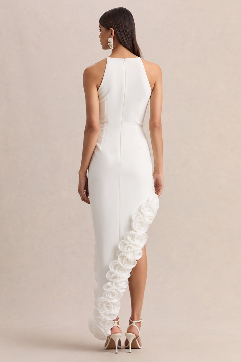 ECM_HR_CL137226110---Indira-_-White-Halter-Neck-Maxi-Dress-With-Asymmetric-Floral-Hem-05.jpg