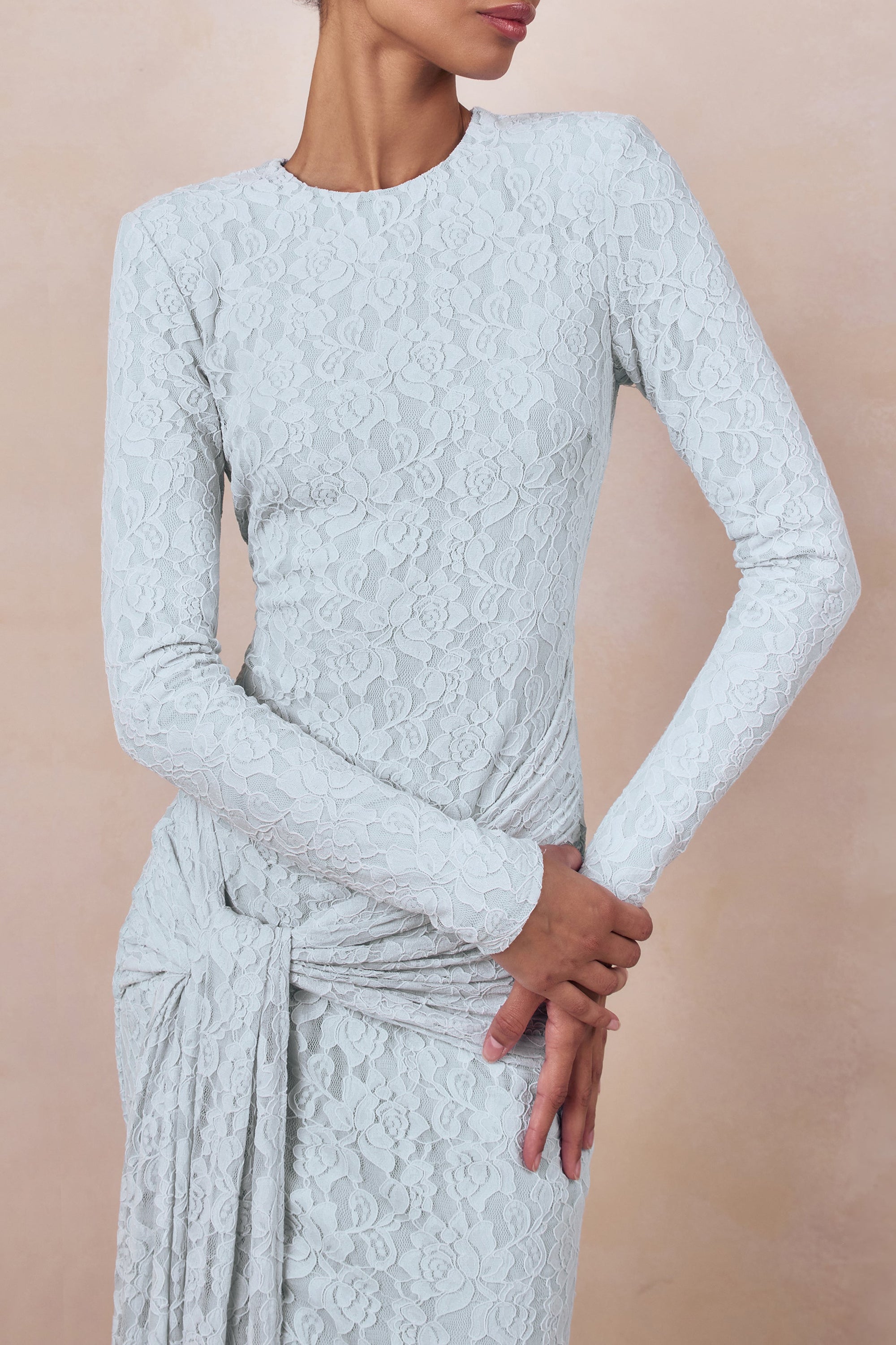 ECM_HR_CL137264013 - Evangela | Powder Blue Lace Crew-Neck Maxi Dress With Wrap-Detail 3.jpg