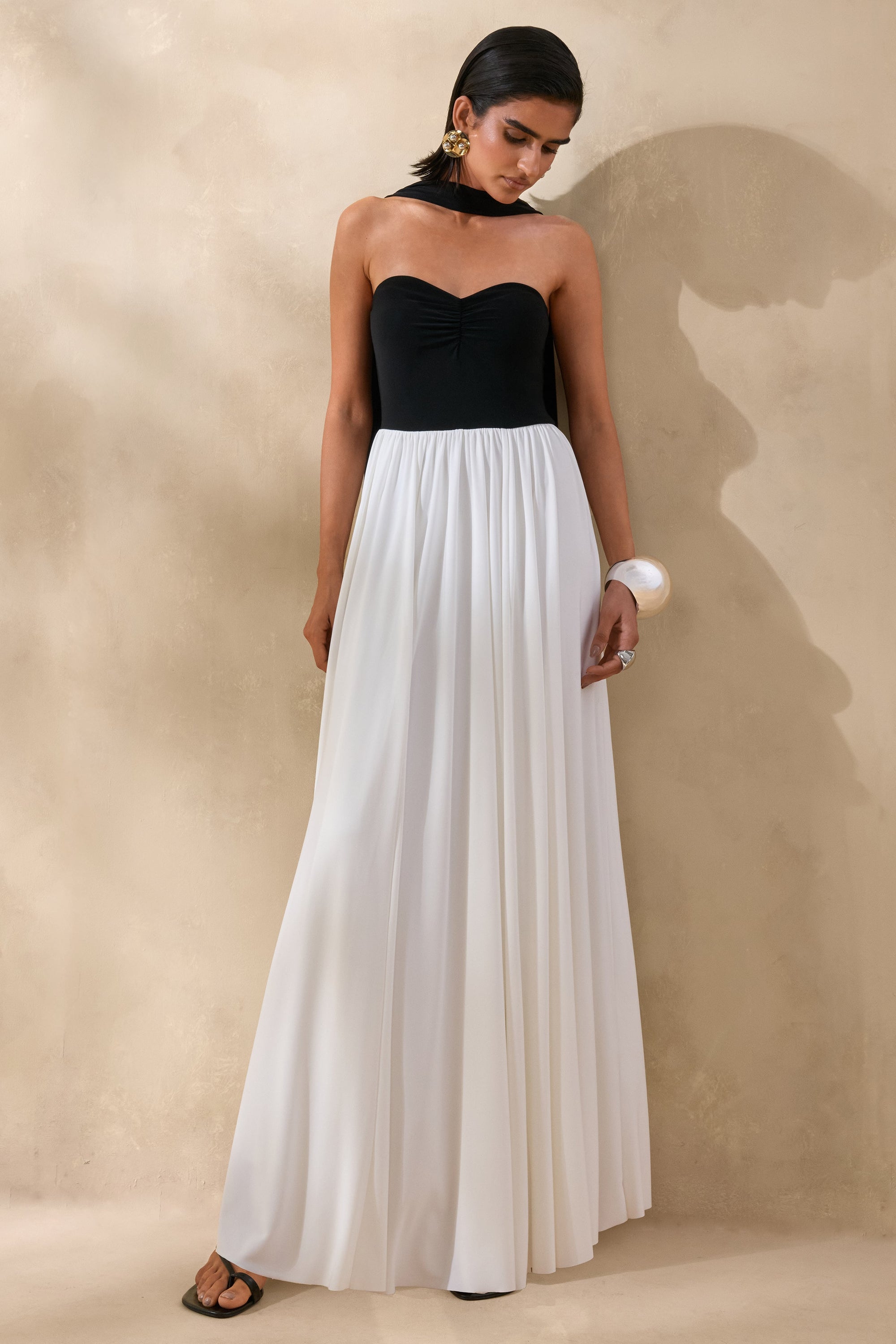 ECM_HR_CL137275002 -  Beamora _ Black & White Bandeau Maxi Dress With Cape 4_1.jpg