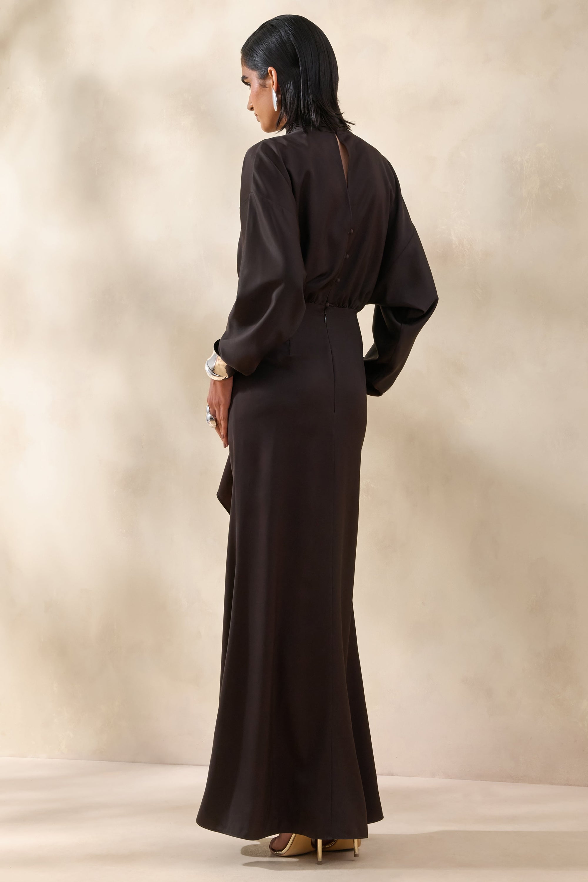 ECM_HR_CL137287022----Perla-_-Dark-Brown-High-Neck-Maxi-Dress-With-Gathered-Detailing-4.jpg