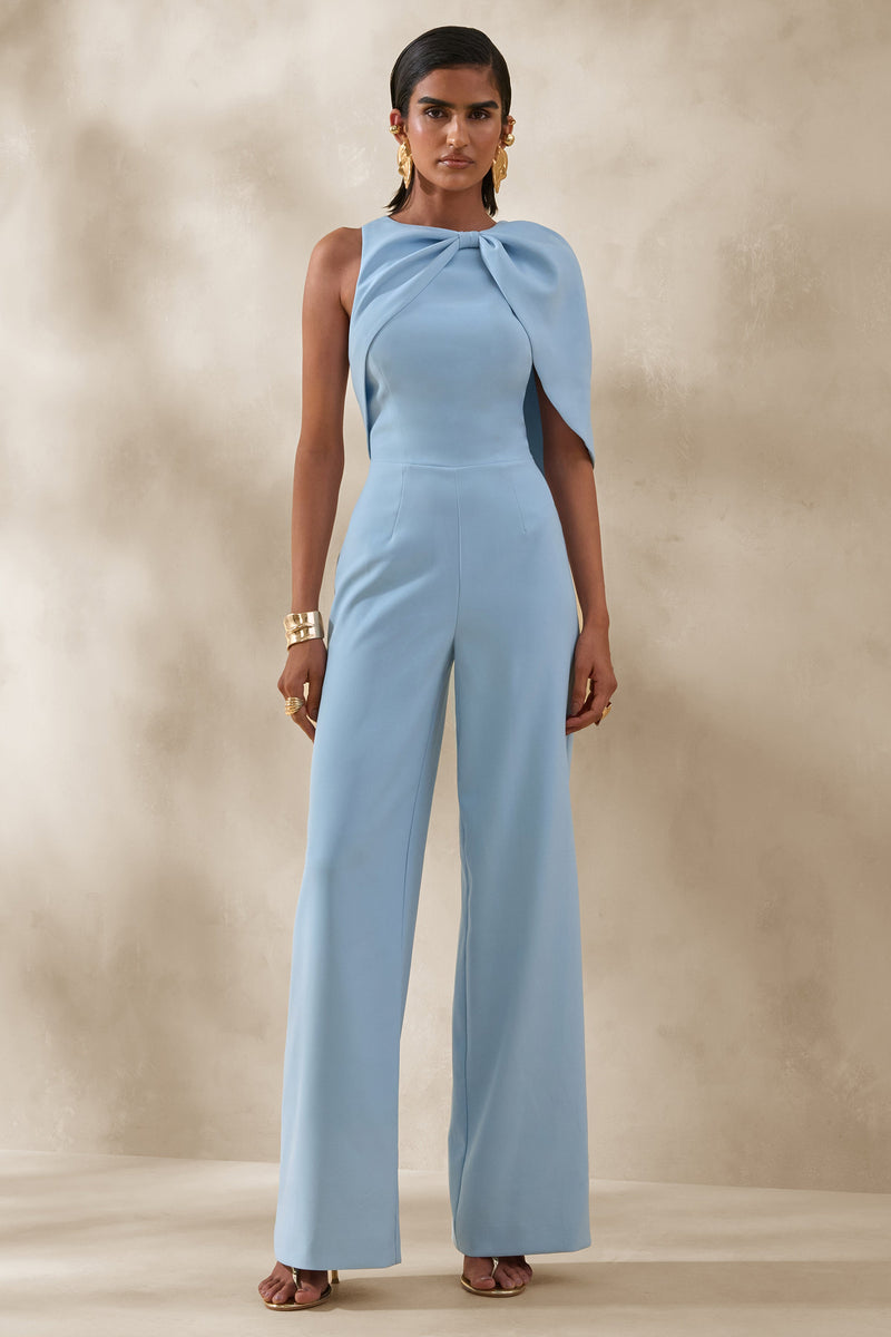 ECM_HR_CL137292016 - Quinley _ Powder Blue Asymmetric-Neck Jumpsuit With Cape-Sleeve 0_HERO.jpg