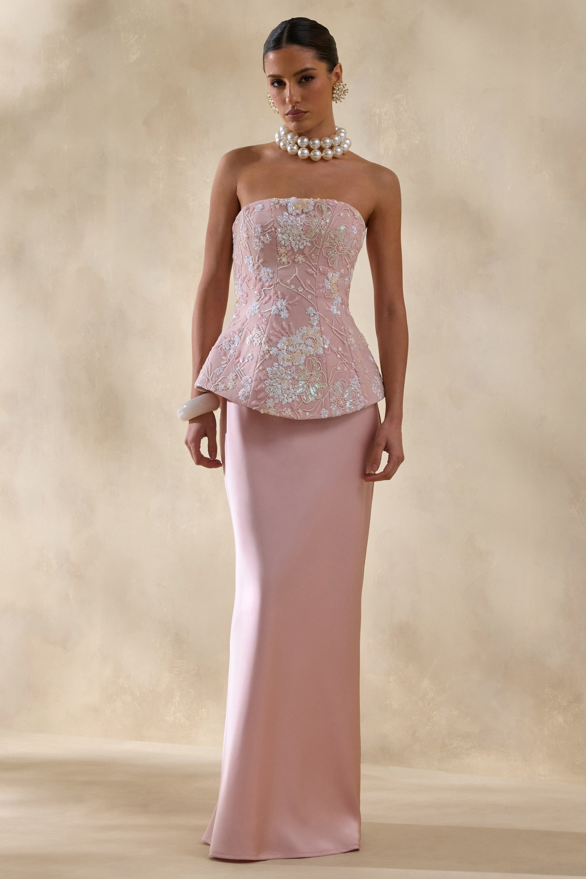 ECM_HR_CL137305084 - Corvina | Pink Embellished Floral Bandeau Corset Maxi Dress 2.jpg