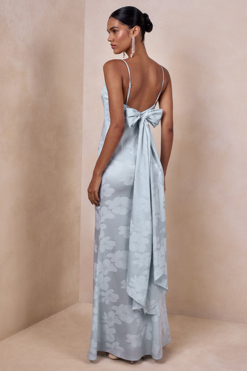 ECM_HR_CL137318013 - Carelle | Powder Blue Satin Plunge-Neck Maxi Dress With Asymmetric Drop-Waist 07.jpg