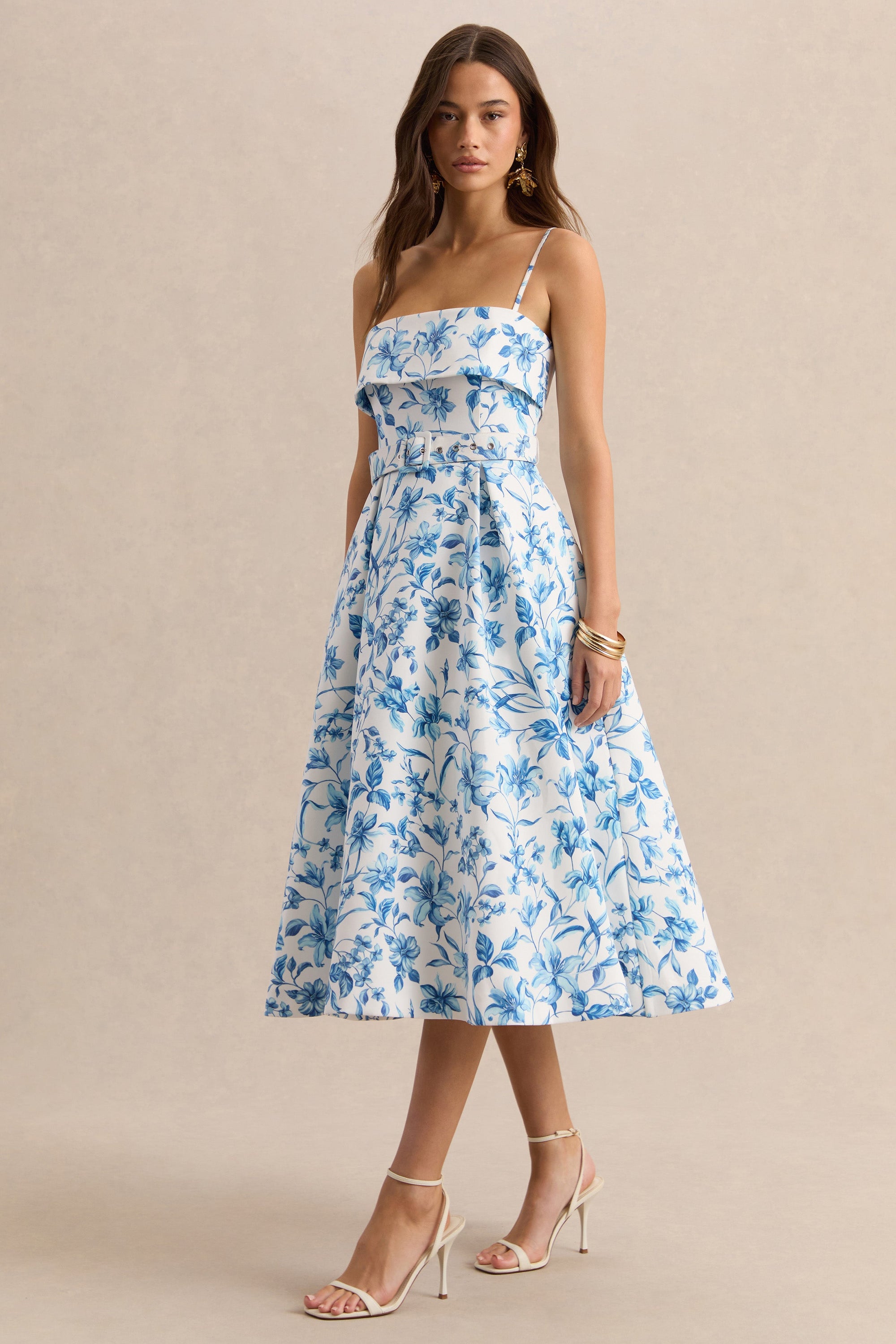 ECM_HR_CL137336153 - Devina - Blue Porcelain Print Square-Neck Belted Midi-Dress 01.jpg