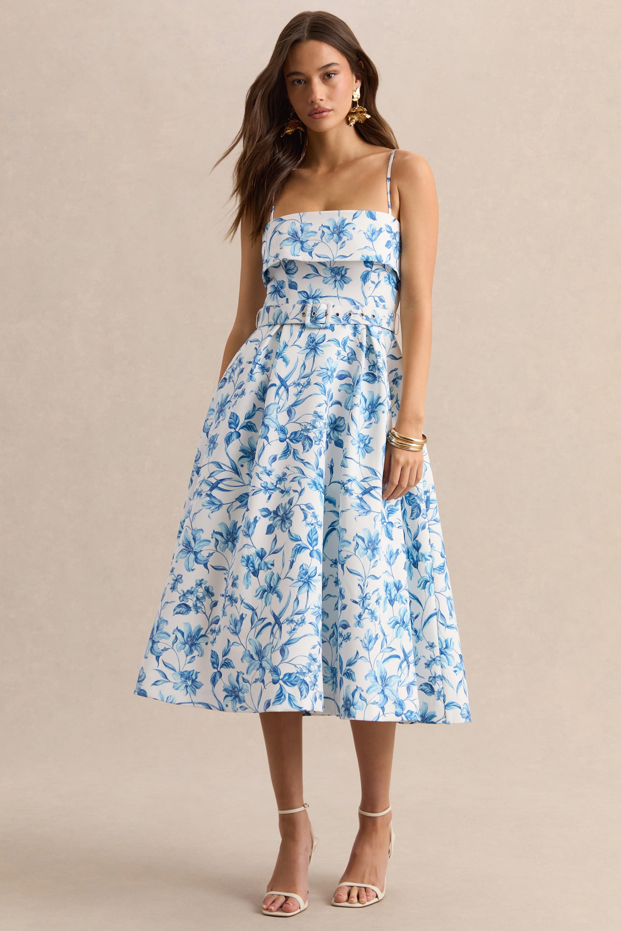 ECM_HR_CL137336153 - Devina - Blue Porcelain Print Square-Neck Belted Midi-Dress 06.jpg