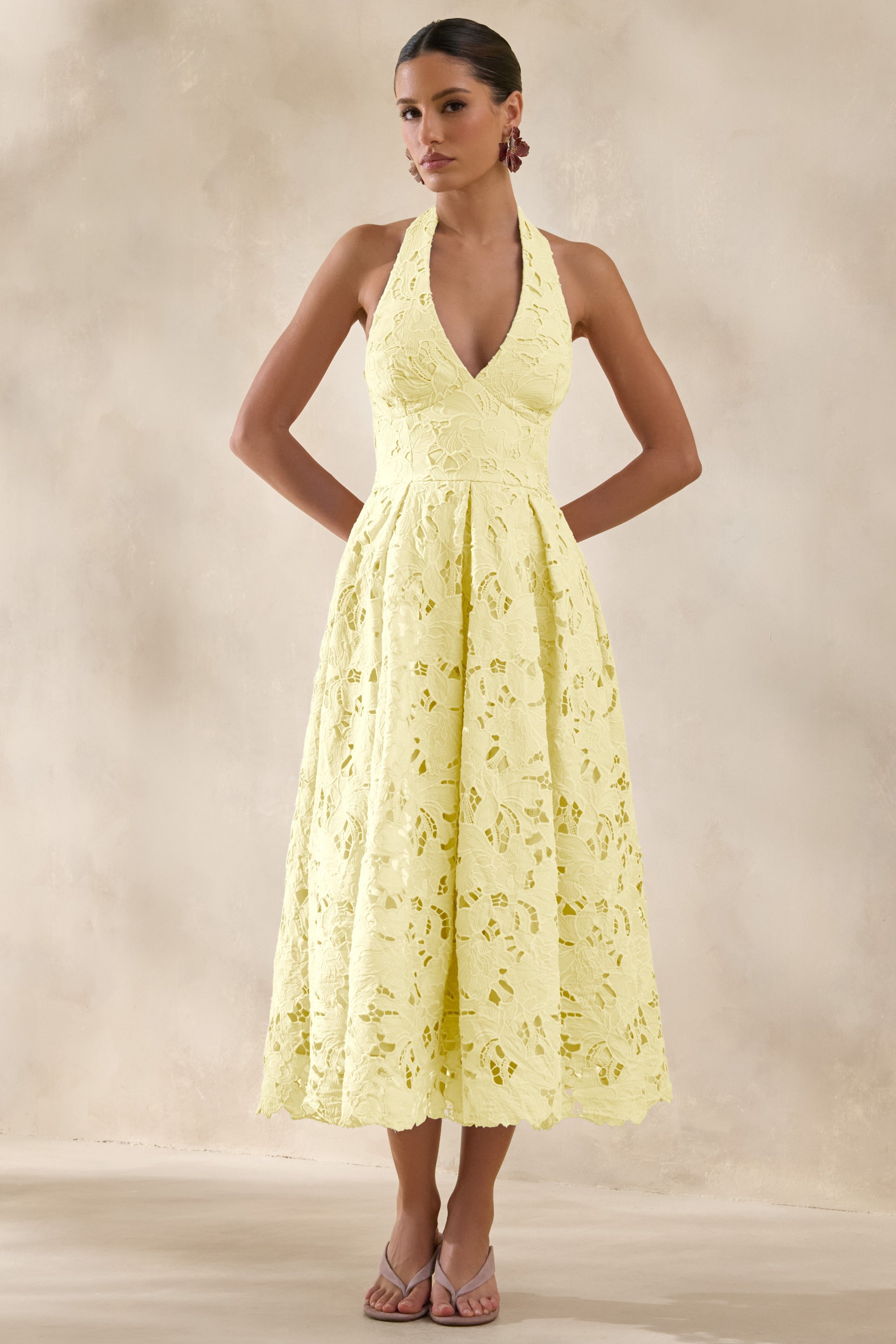 ECM_HR_CL137393121 - Maribel | Lemon Lace Plunge-Neck Midi Dress 0.jpg