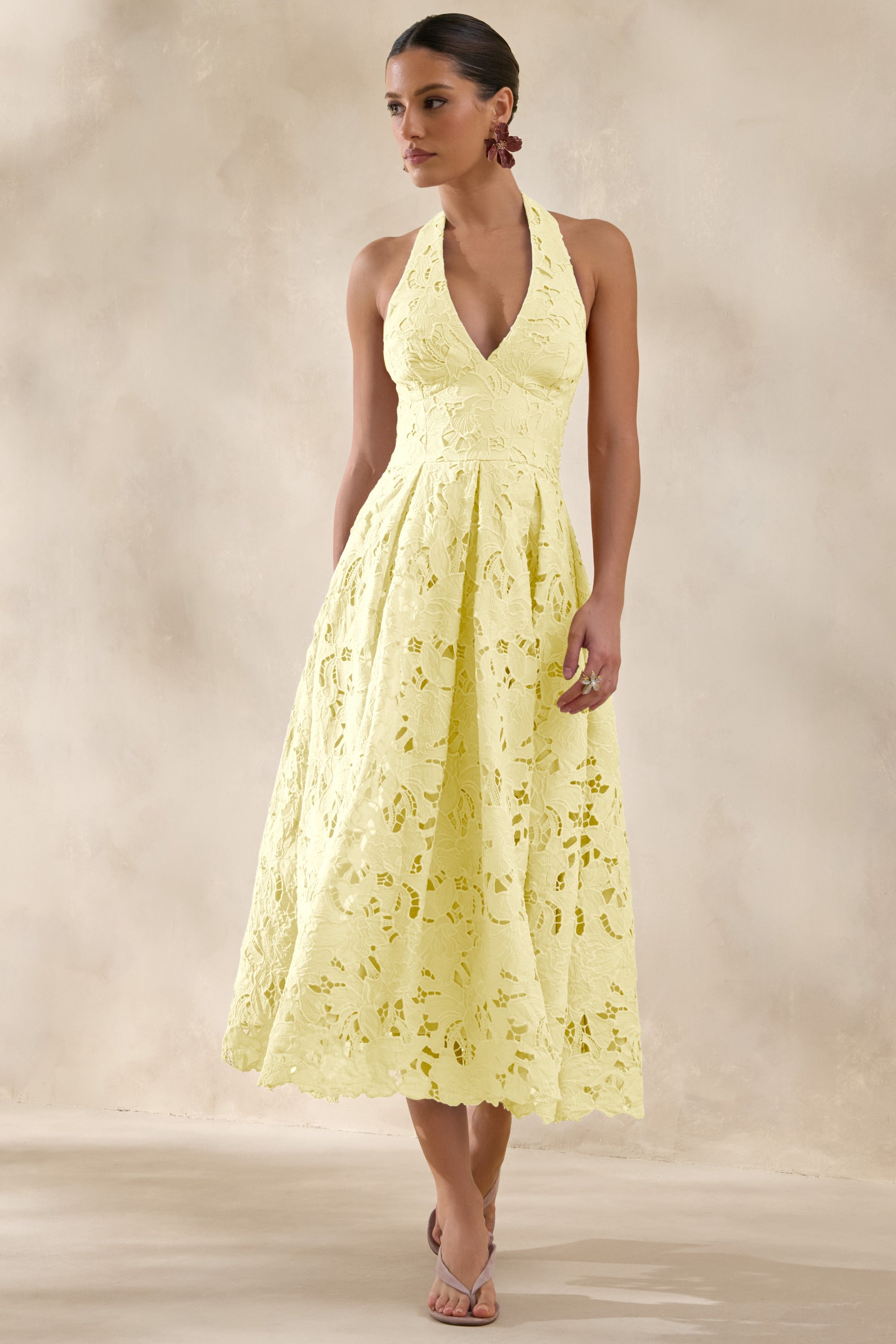 ECM_HR_CL137393121 - Maribel | Lemon Lace Plunge-Neck Midi Dress 2.jpg