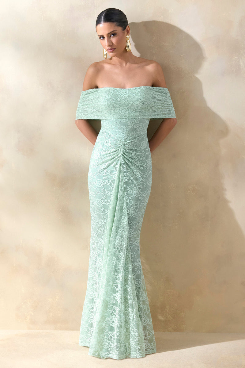 ECM_HR_CL137490033 - Elinor | Sage Lace Bardot-Neck Maxi Dress With Gathered-Detailing 3.jpg