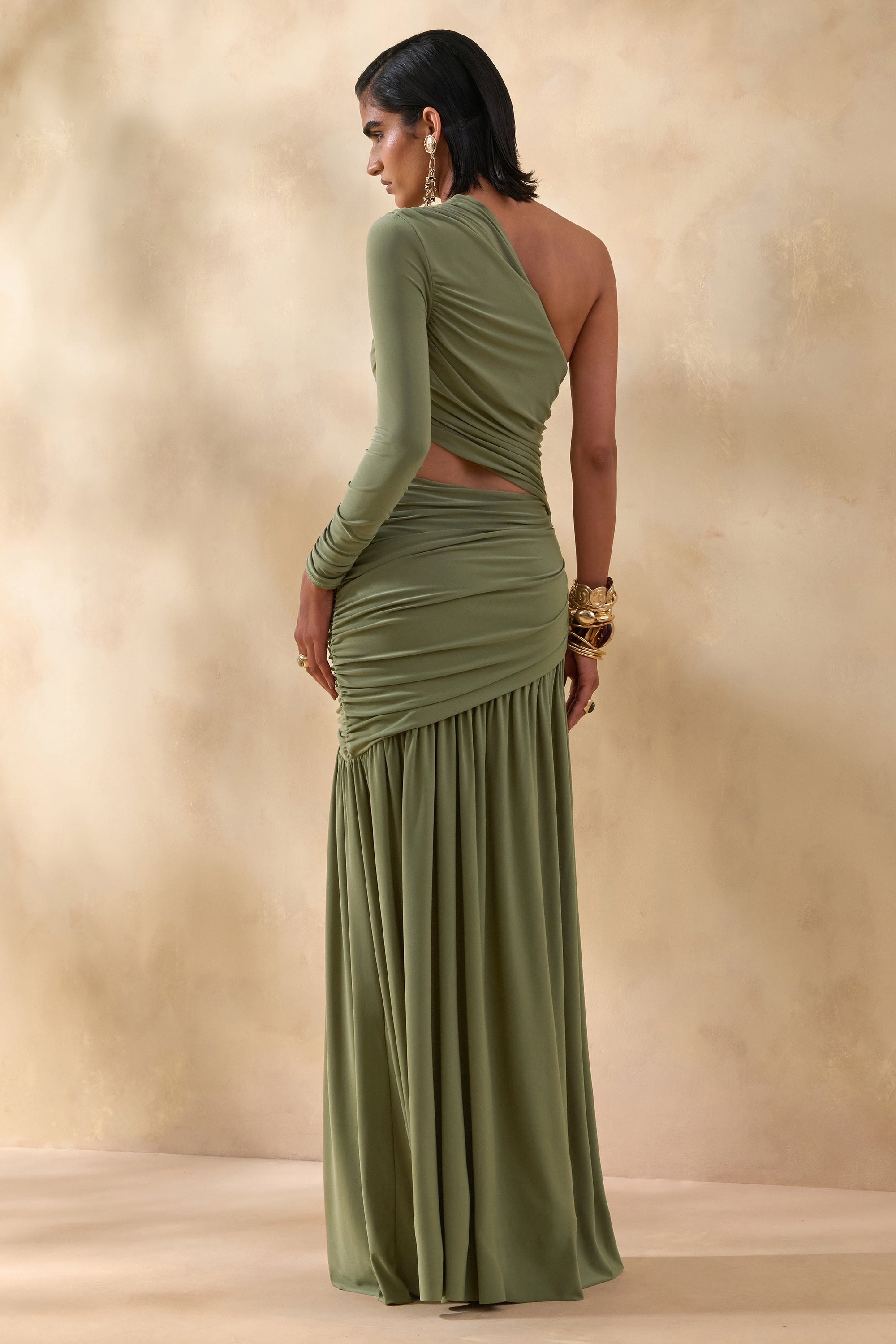 ECM_HR_CL137518037 - Kinsley | Olive Asymmetric-Neck Maxi Dress With Body Cut-Out Detail 3.jpg
