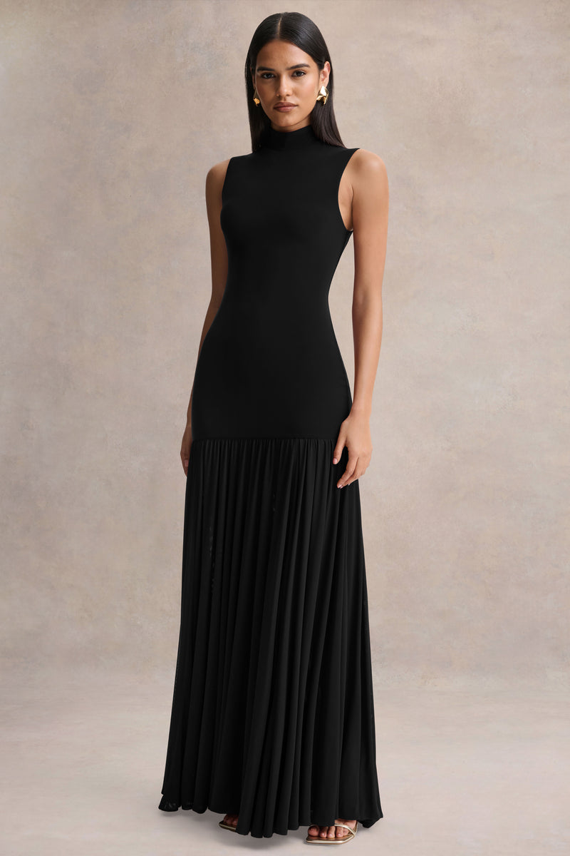 ECM_HR_CL137521001---Gigi-Black-High-Neck-Maxi-Dress-With-Drop-Waist-And-Sheer-Skirt4.jpg