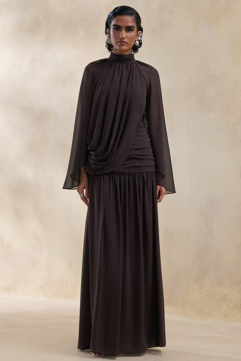 ECM_HR_CL137654022---Narella-_-Brown-Chiffon-High-Neck-Maxi-Dress-With-Draped-Detailing1.jpg