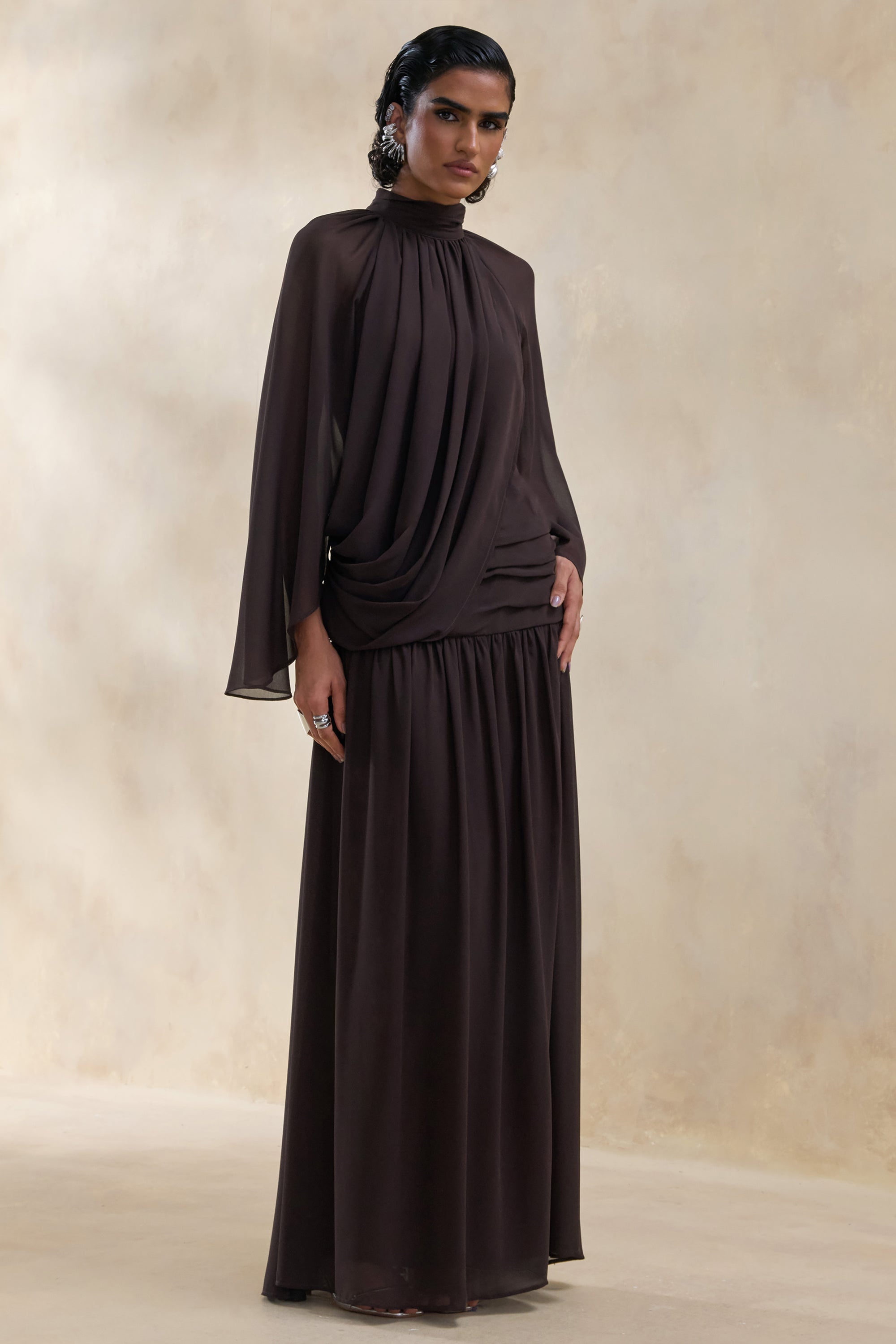ECM_HR_CL137654022---Narella-_-Brown-Chiffon-High-Neck-Maxi-Dress-With-Draped-Detailing3.jpg
