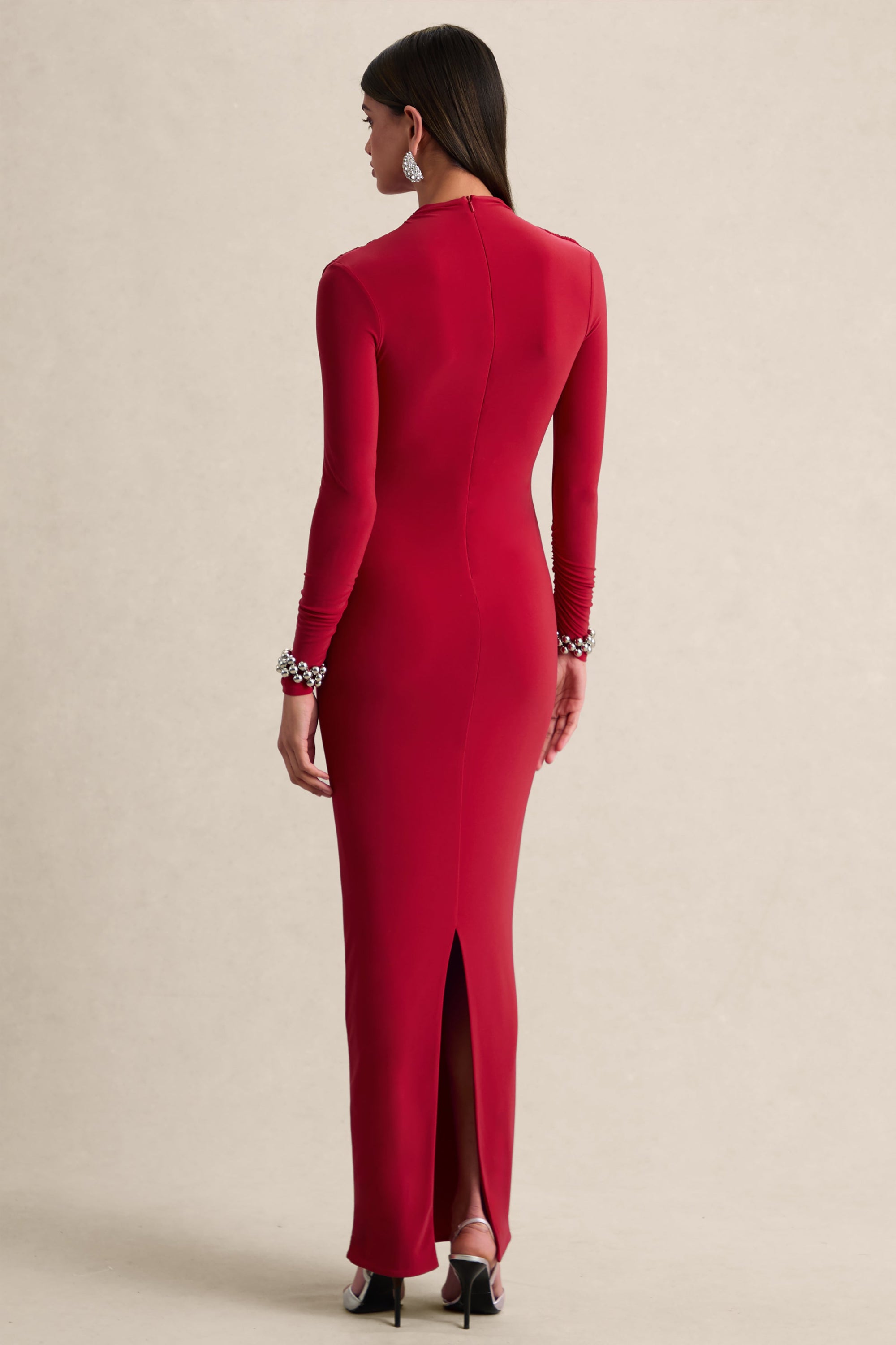 ECM_HR_CL137660100----Karinthia-_-Red-High-Neck-Maxi-Dress-With-Draped-Detailing-31.jpg