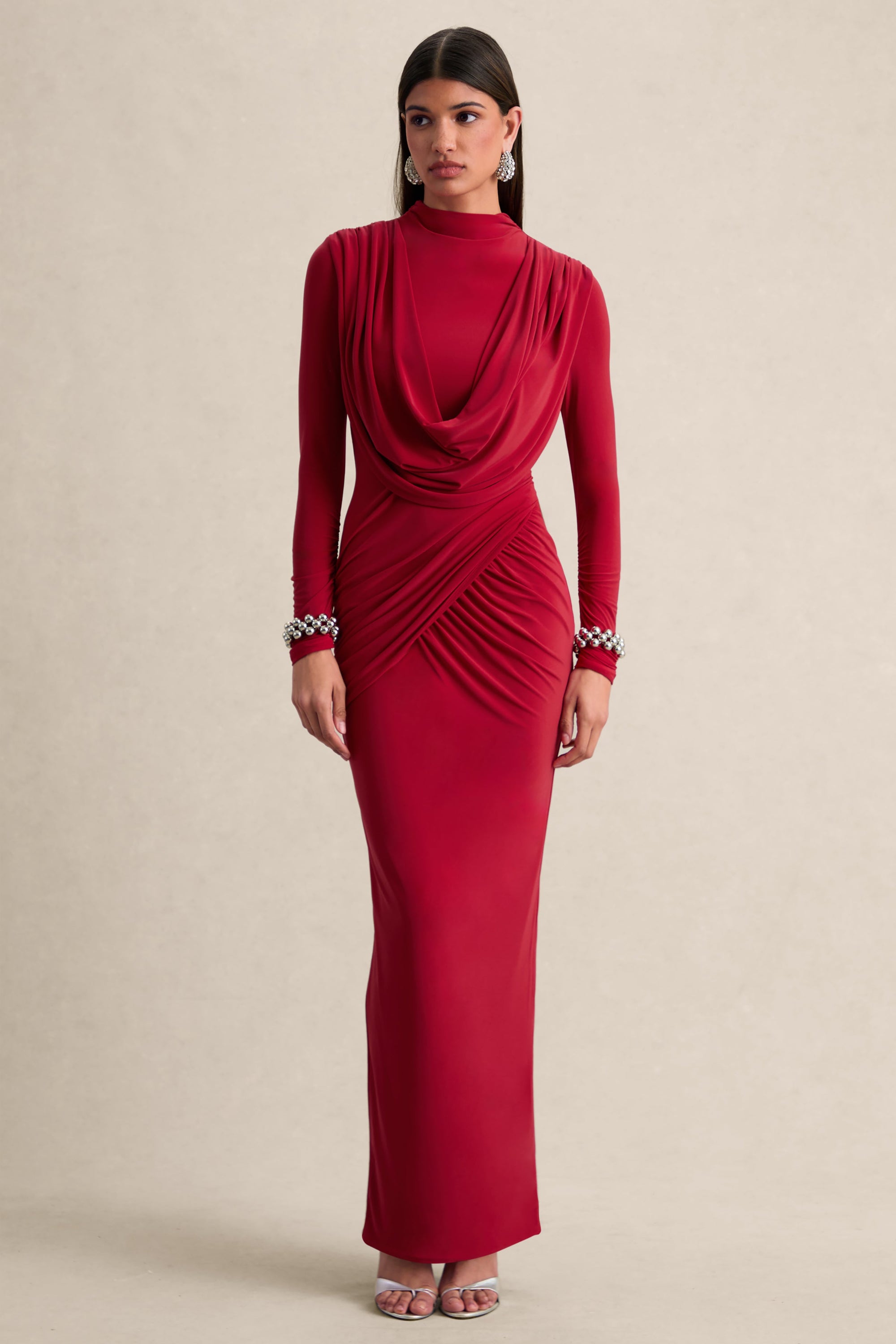 ECM_HR_CL137660100----Karinthia-_-Red-High-Neck-Maxi-Dress-With-Draped-Detailing-33.jpg