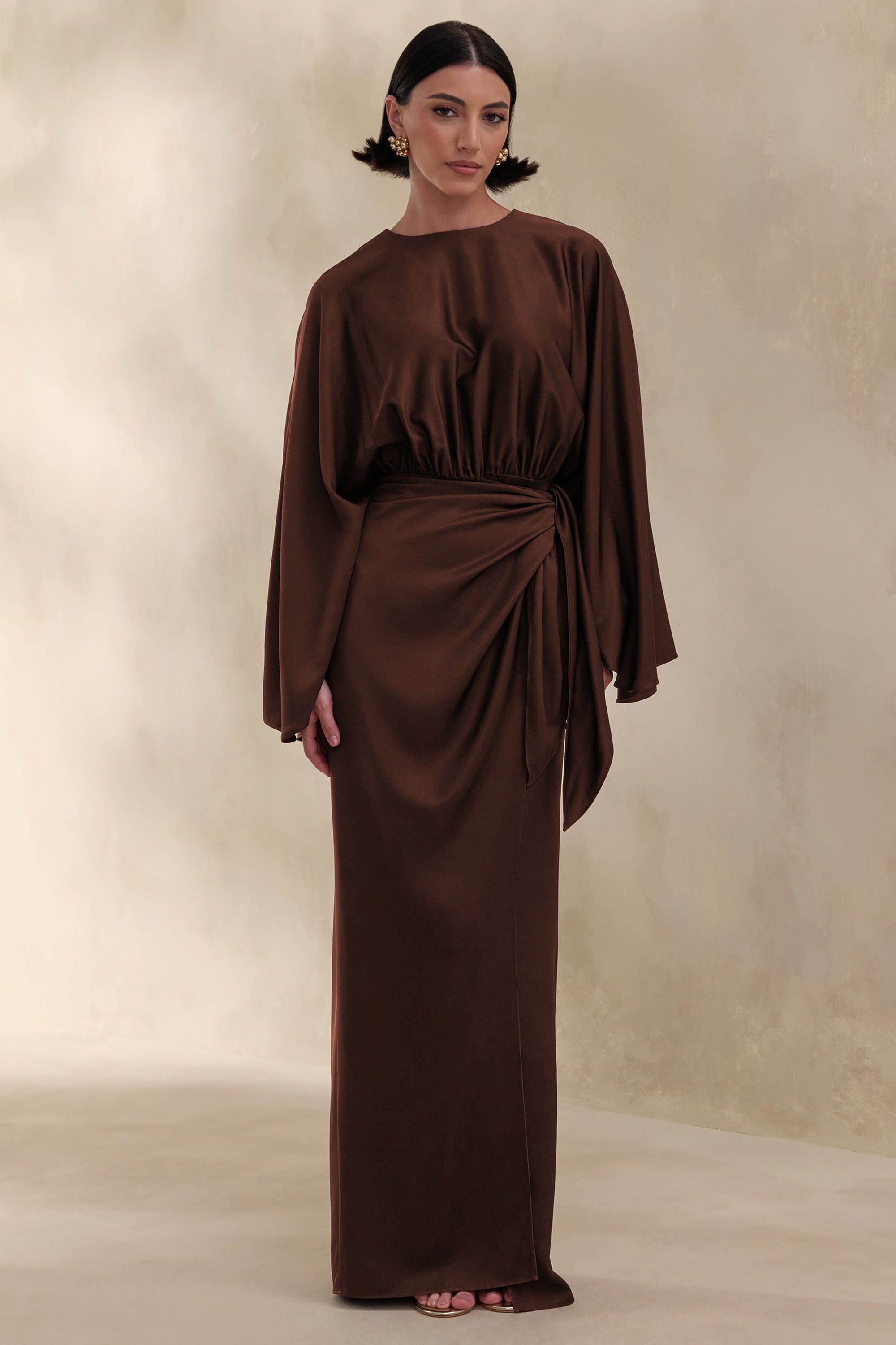 CL137674022---Delphina-_-Brown-Satin-Maxi-Dress-With-Gathered-And-Knot-Detail-1.jpg