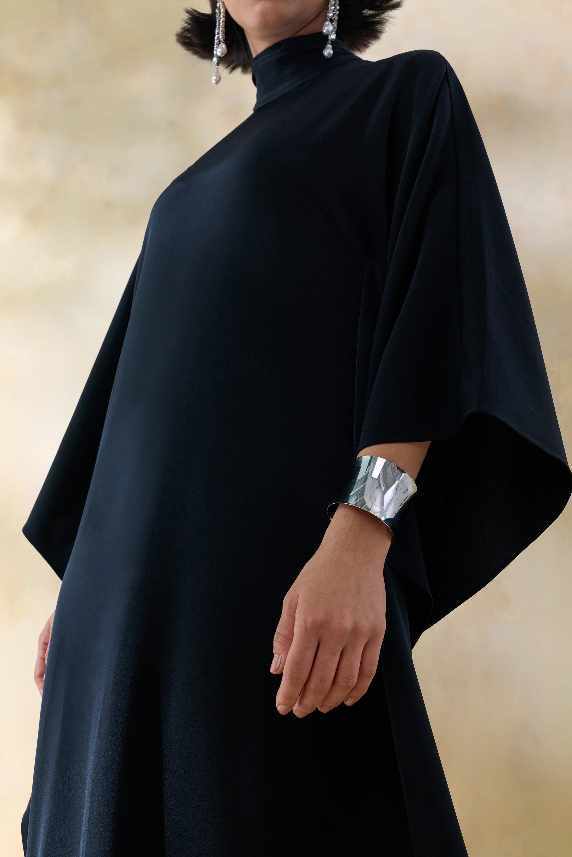 ECM_HR_CL137675002 - Lumisette _ Black Satin High-Neck Maxi Dress With Cape 5.jpg
