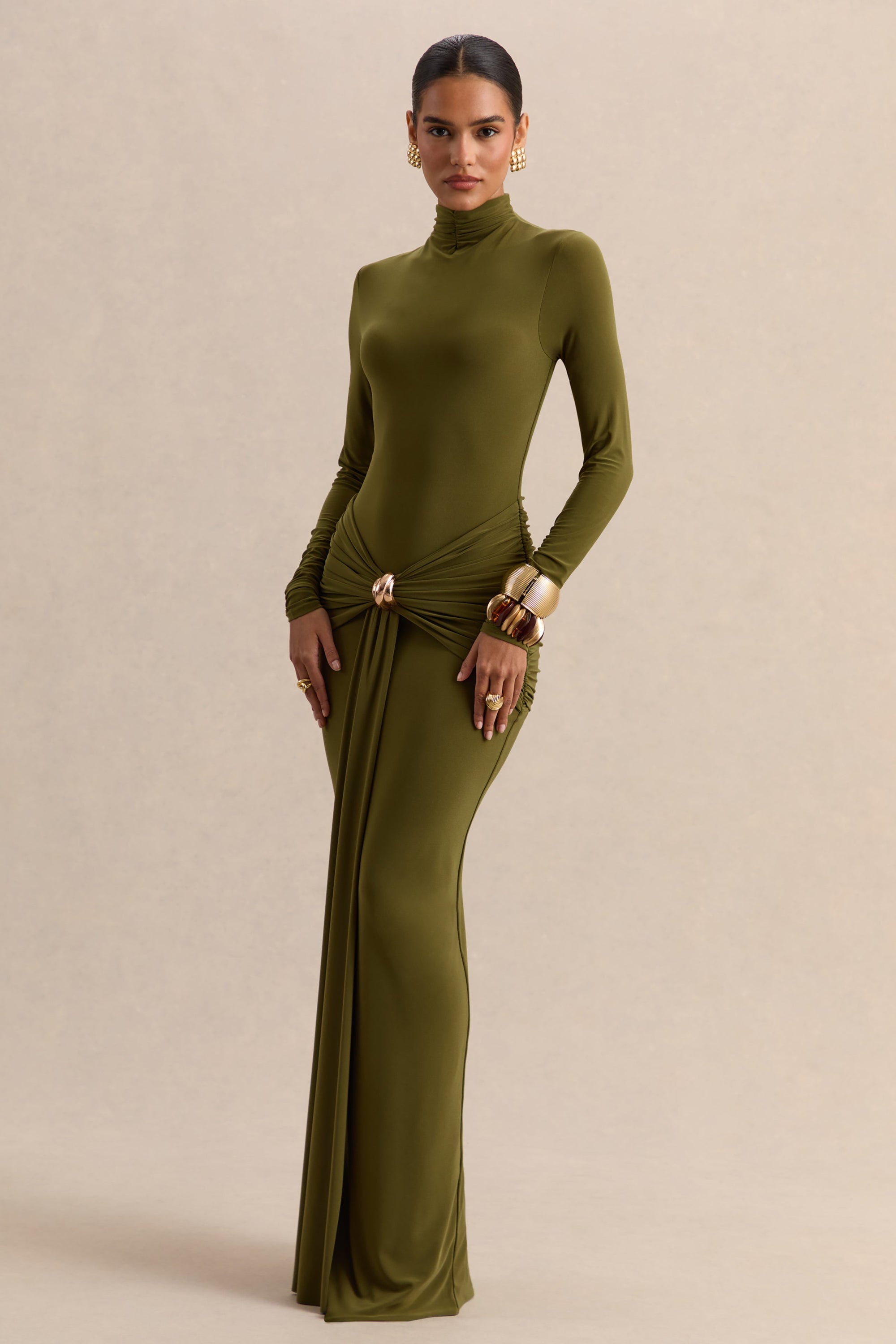 ECM-HR-CL137678031---Ambrette---Olive-High-Neck-Maxi-Dress-With-Gathered-Detailing-02.jpg