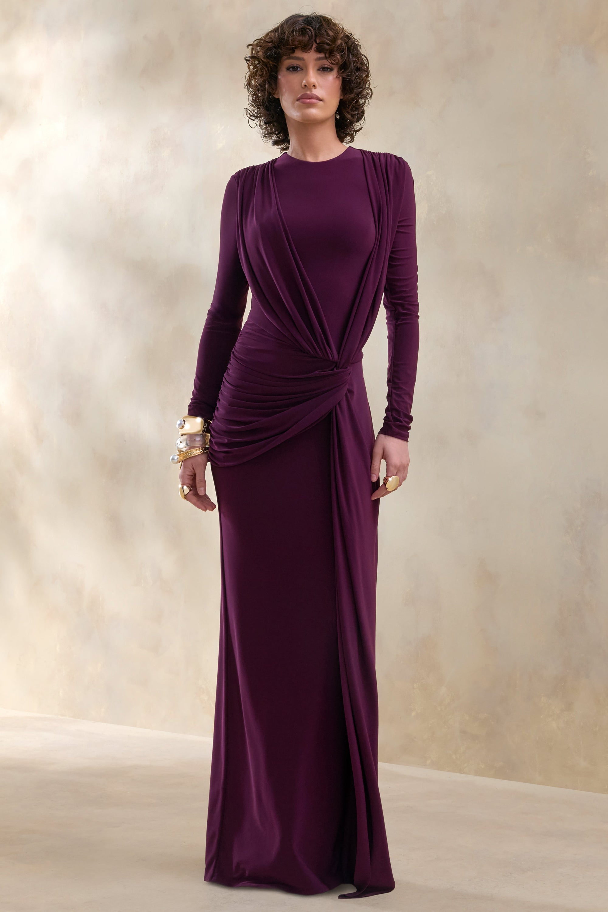 ECM_HR_CL137679090---Desirelle-_-Plum-Crew-Neck-Maxi-Dress-With-Gathered-Detailing-2.jpg