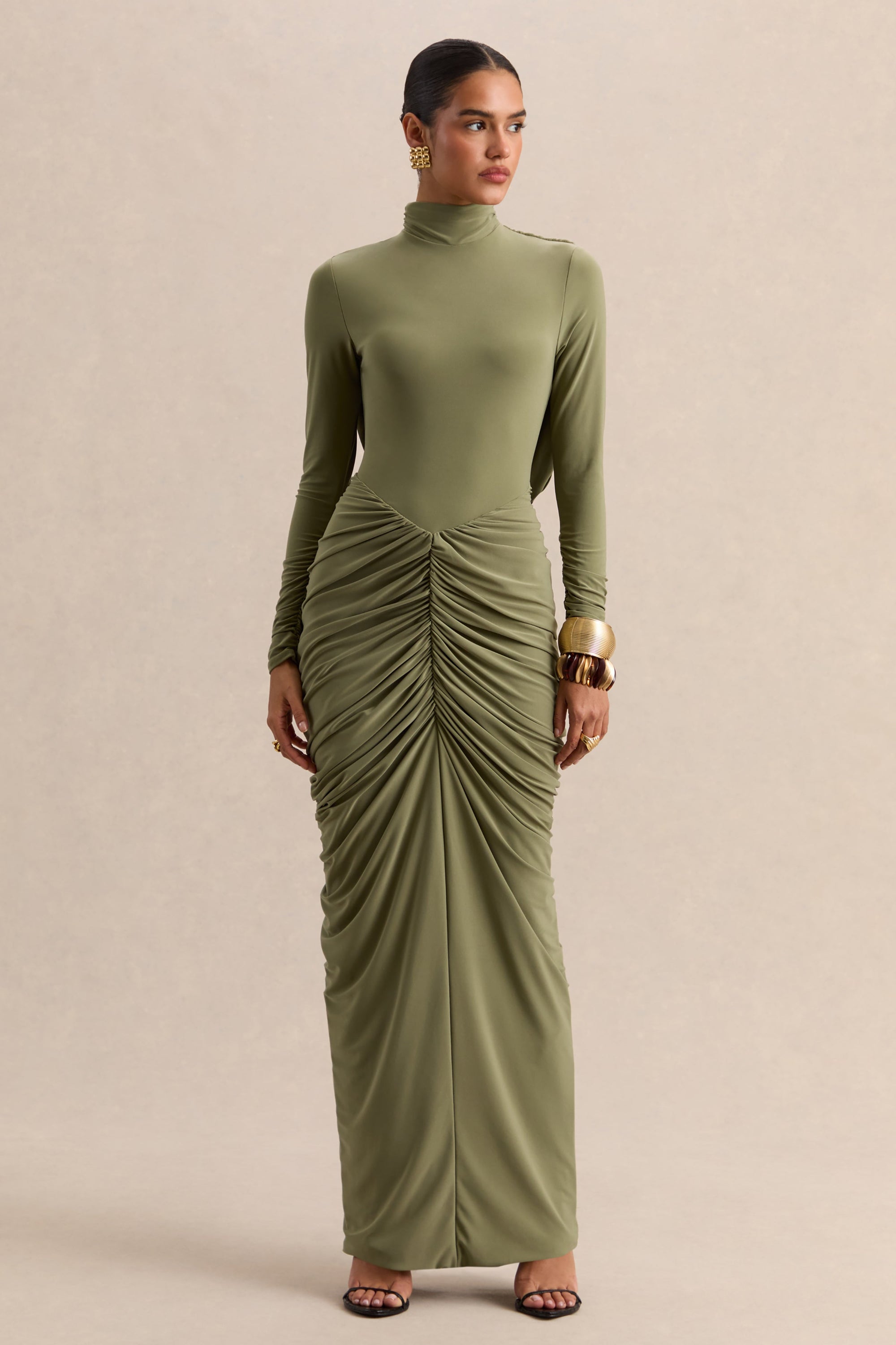 ECM_HR_CL137703031---Harmona-_-Olive-High-Neck-Maxi-Dress-With-Gathered-And-Draped-Detailing-0.jpg