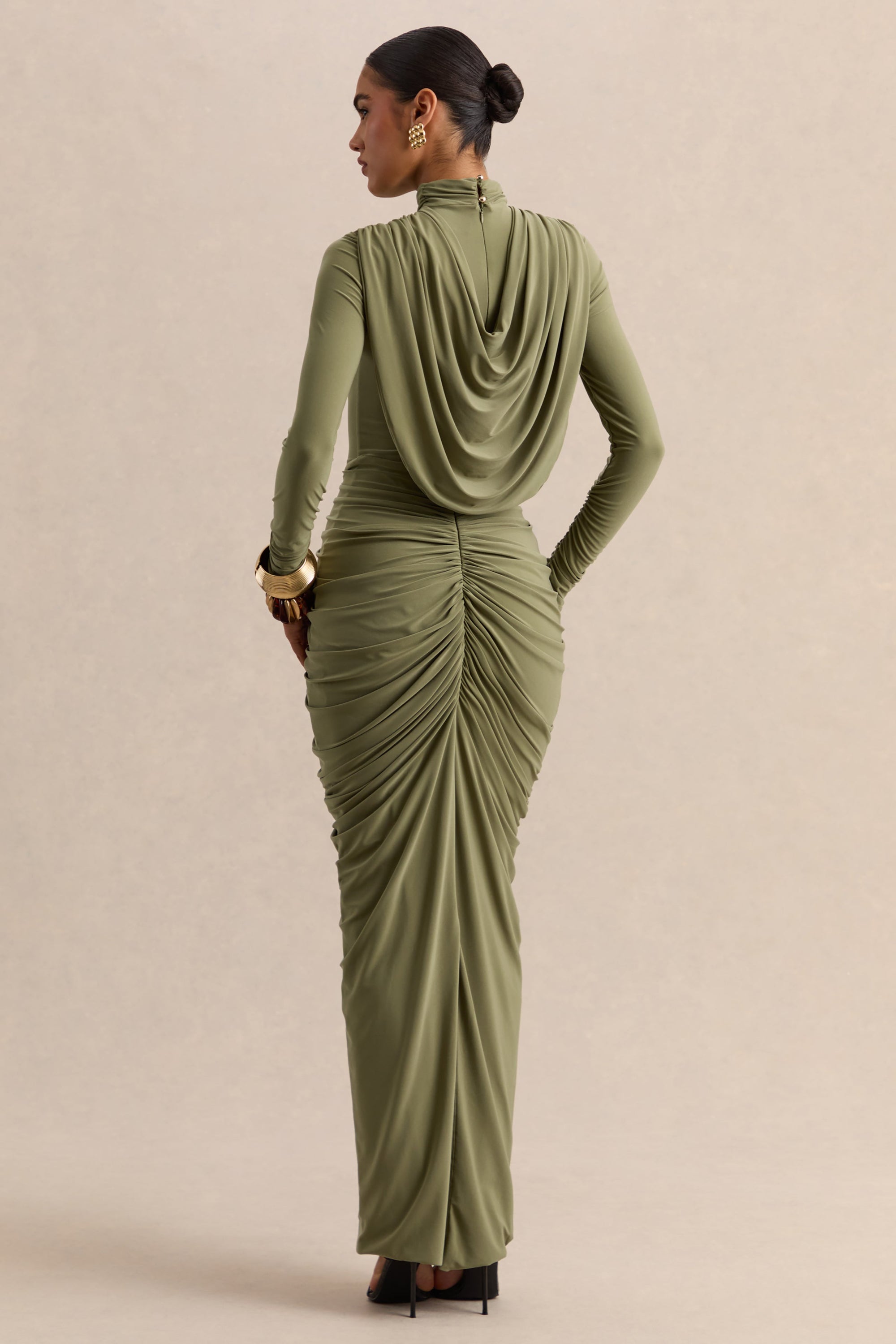 ECM_HR_CL137703031---Harmona-_-Olive-High-Neck-Maxi-Dress-With-Gathered-And-Draped-Detailing-4.jpg