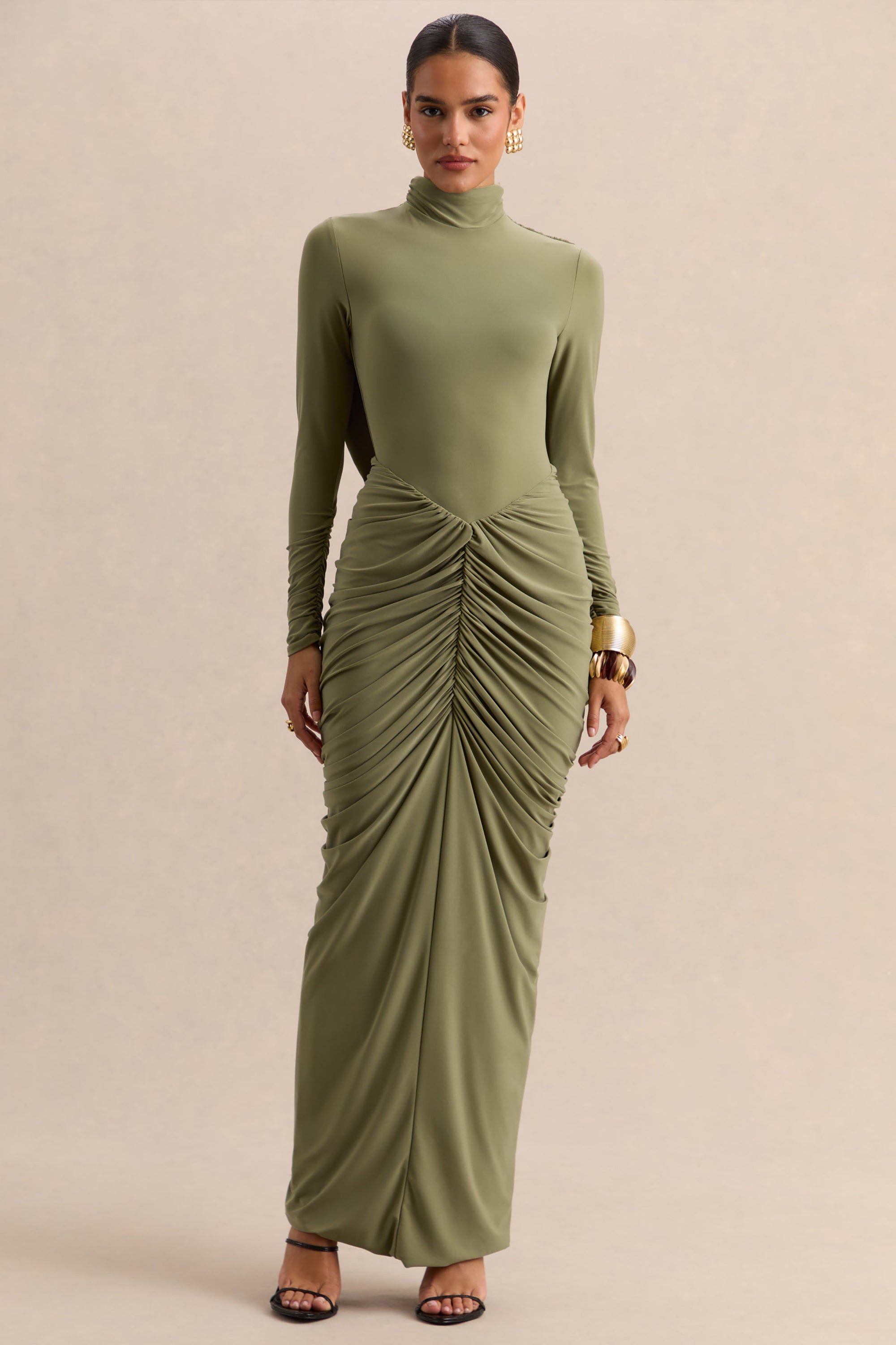 ECM_HR_CL137703031---Harmona-_-Olive-High-Neck-Maxi-Dress-With-Gathered-And-Draped-Detailing-6.jpg