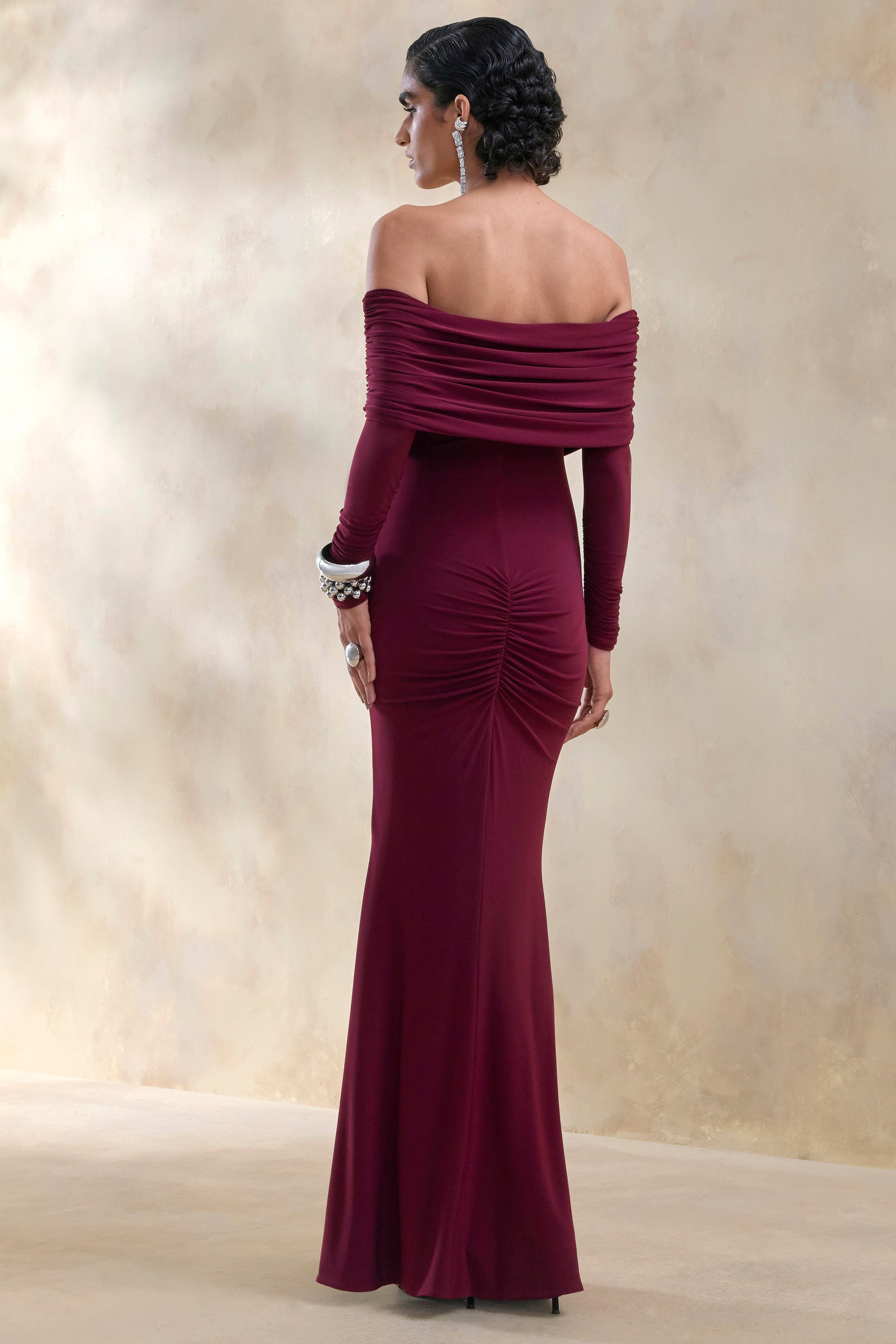 ECM_HR_CL137766102 - Brisea _ Burgundy Bardot-Neck Maxi Dress 2.jpg
