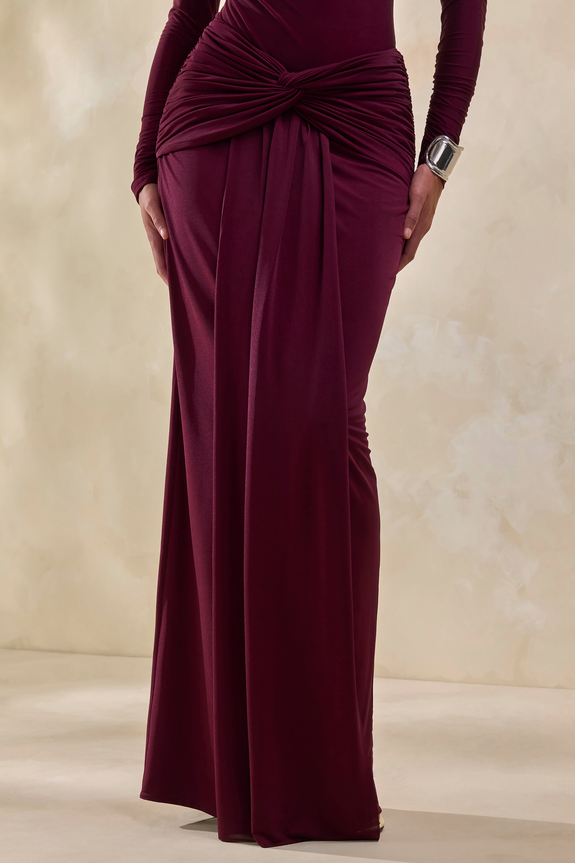 ECM_HR_CL137834102---Theria-Burgundy-Maxi-Skirt-With-Gathering-And-Knot-Detail-+-CL137818102---Lyanna-_-Burgundy-Turtle-Neck-Bodysuit5.jpg